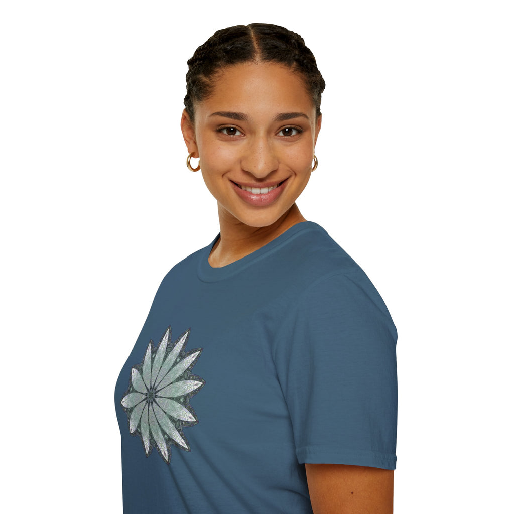 Unisex Softstyle T-Shirt - Love Light Mandalas No.22