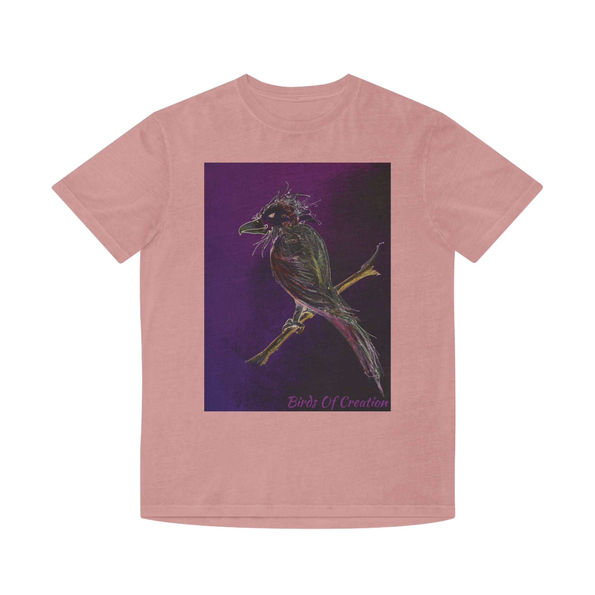 Unisex Faded Shirt - Birds Of Creation No.1