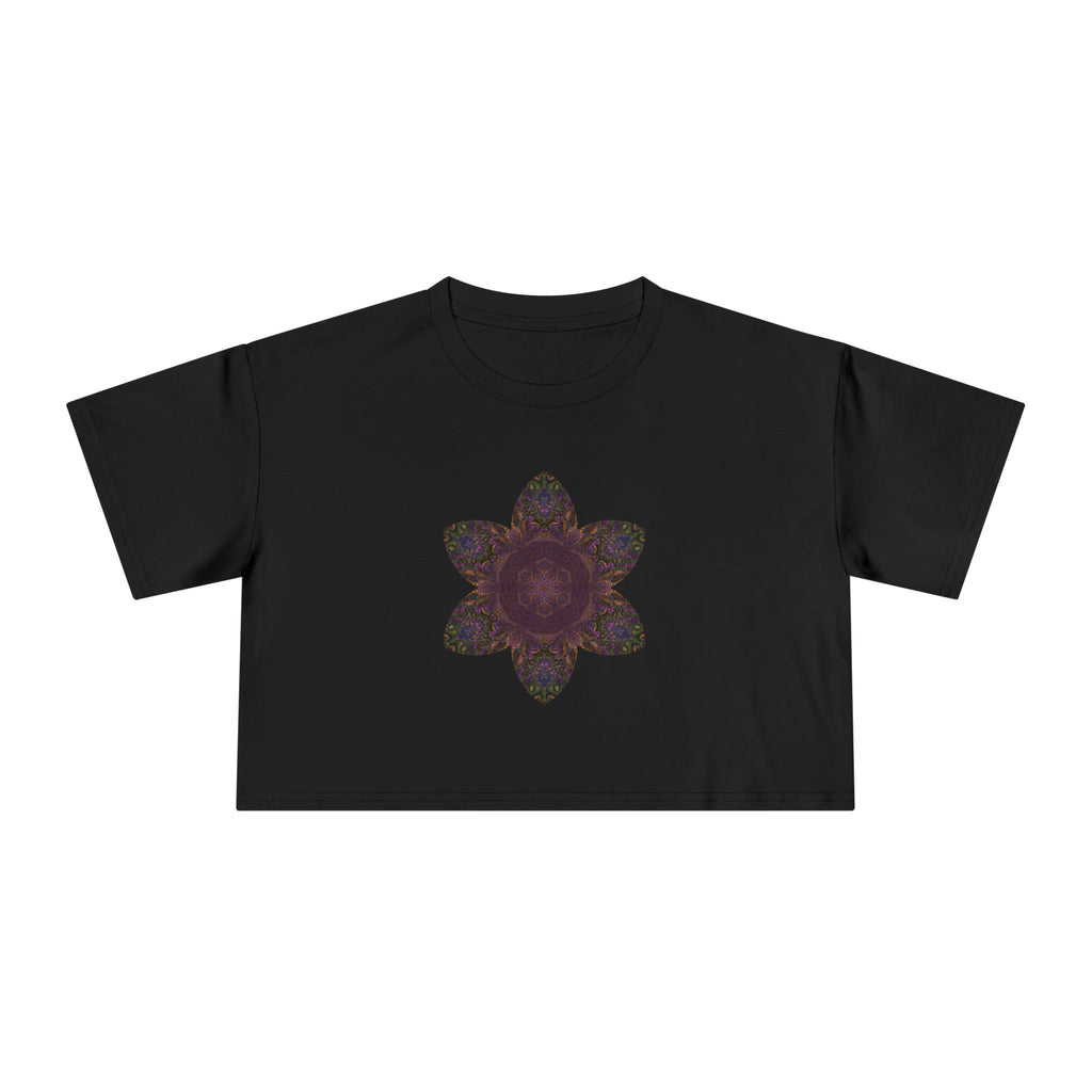 Women's Cropped Tee - Love Light Mandalas No.3