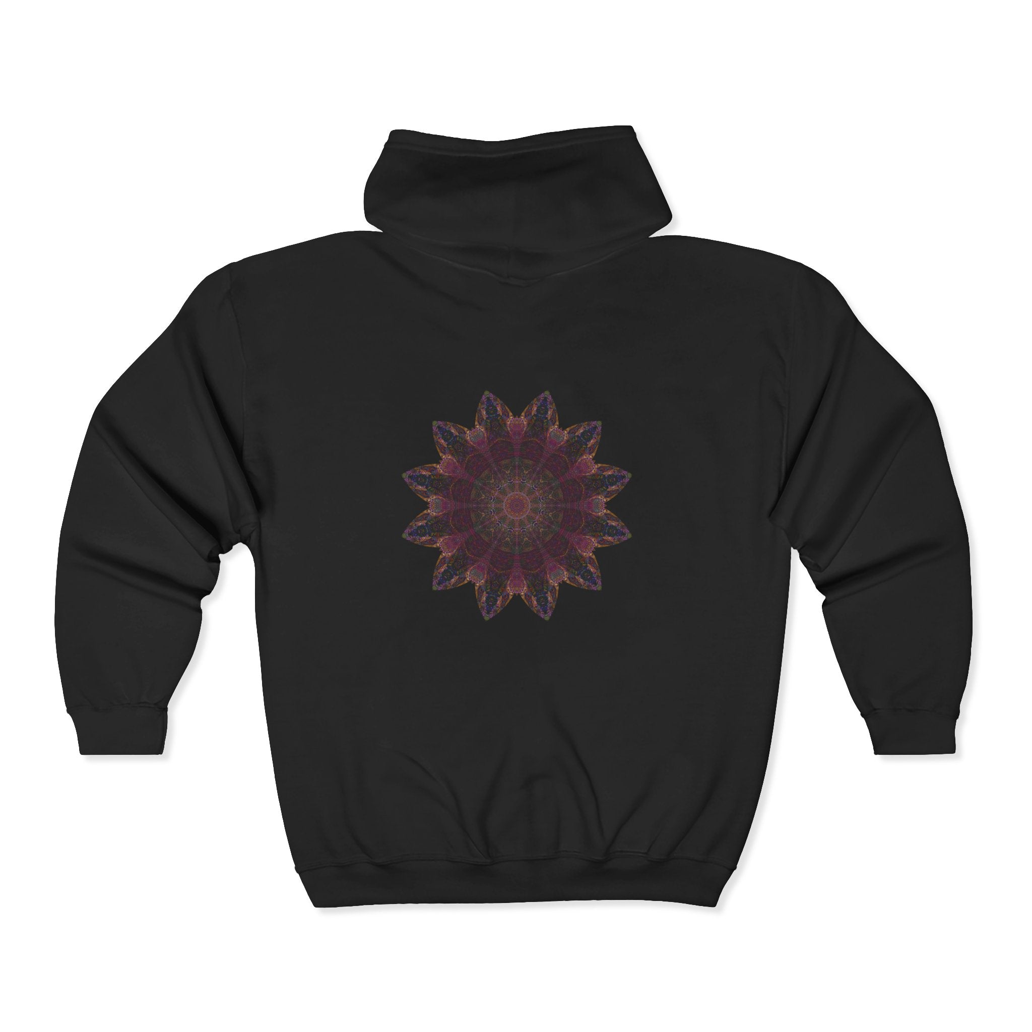 Unisex Heavy Blend™ Full Zip Hooded Sweatshirt - Love Light Mandalas No.8