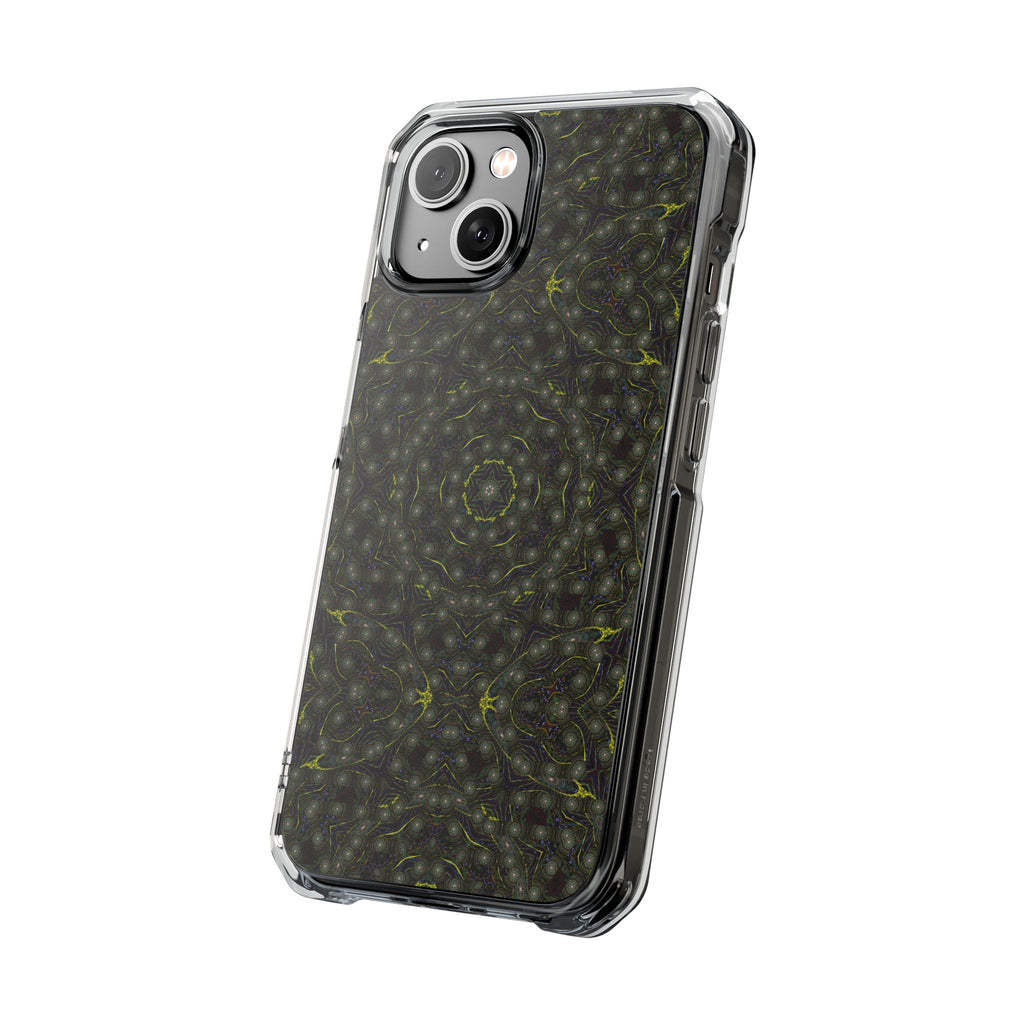 iPhone 14 Magnetic Clear Impact Case - P5 Kaleidoscopic No.2