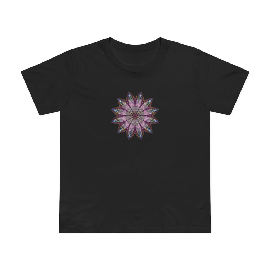 Women’s Maple Tee - Love Light Mandalas No.19