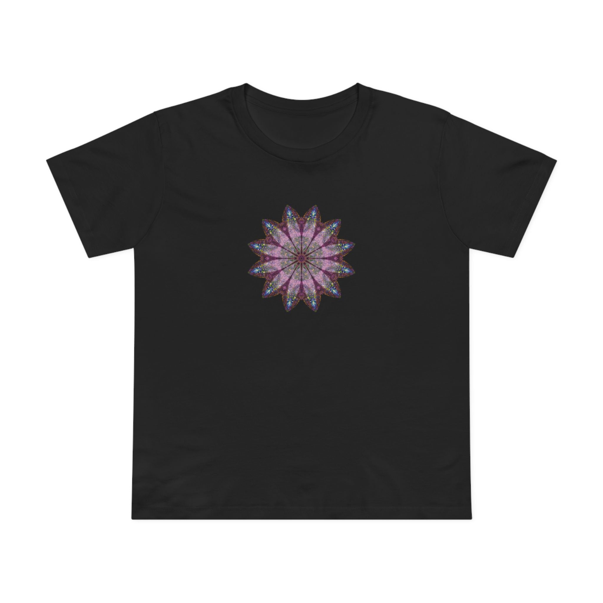 Women’s Maple Tee - Love Light Mandalas No.19