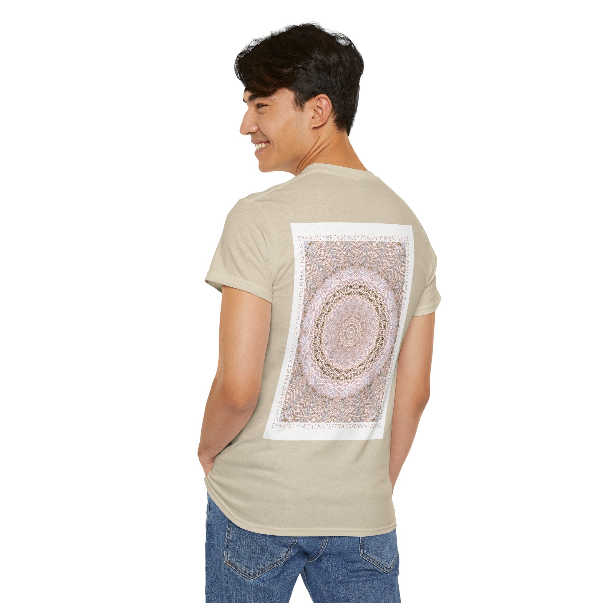 Unisex Heavy Cotton Tee (Back) - DMT Seer No.3