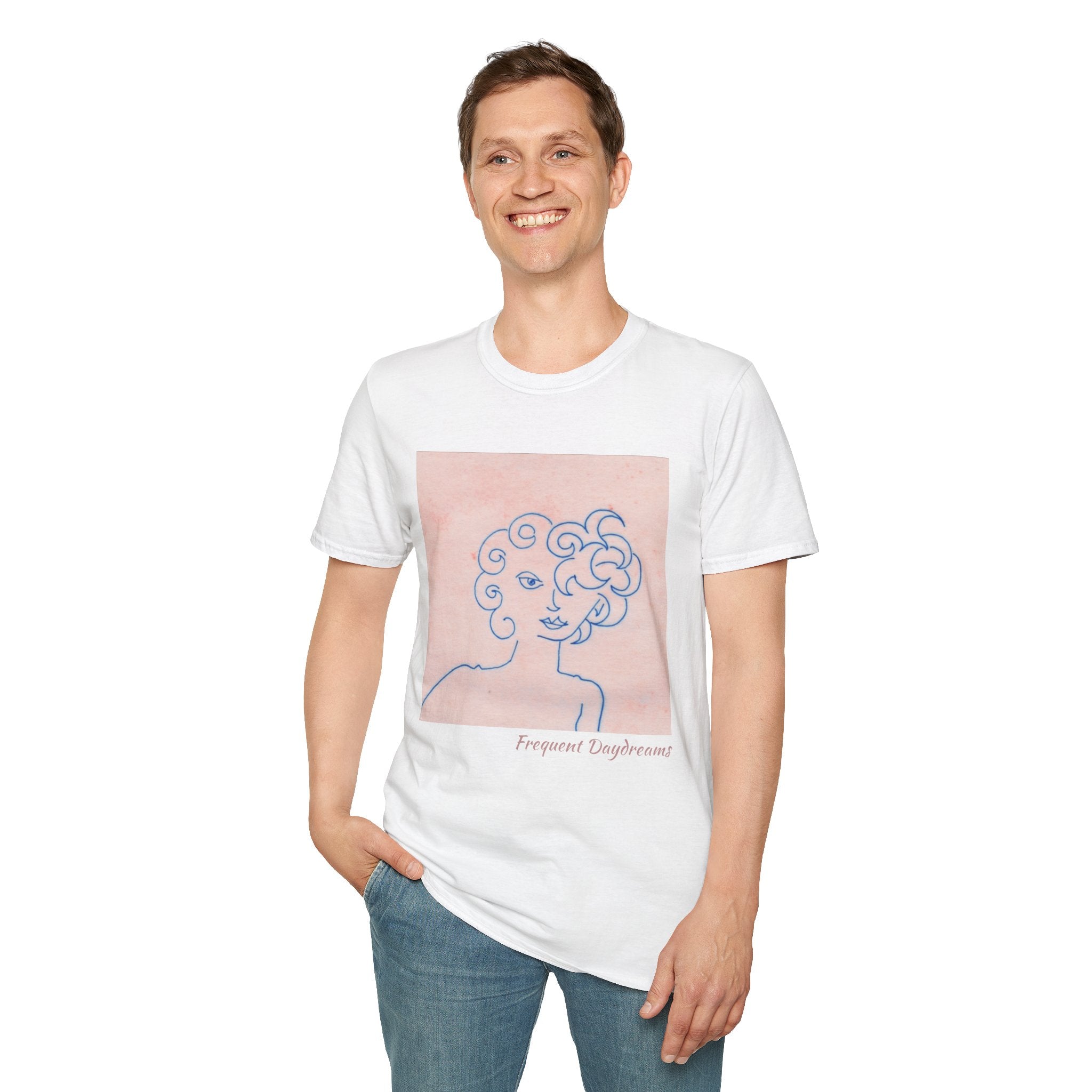 Unisex Softstyle T-Shirt - Frequent Daydreams Sketch No.47