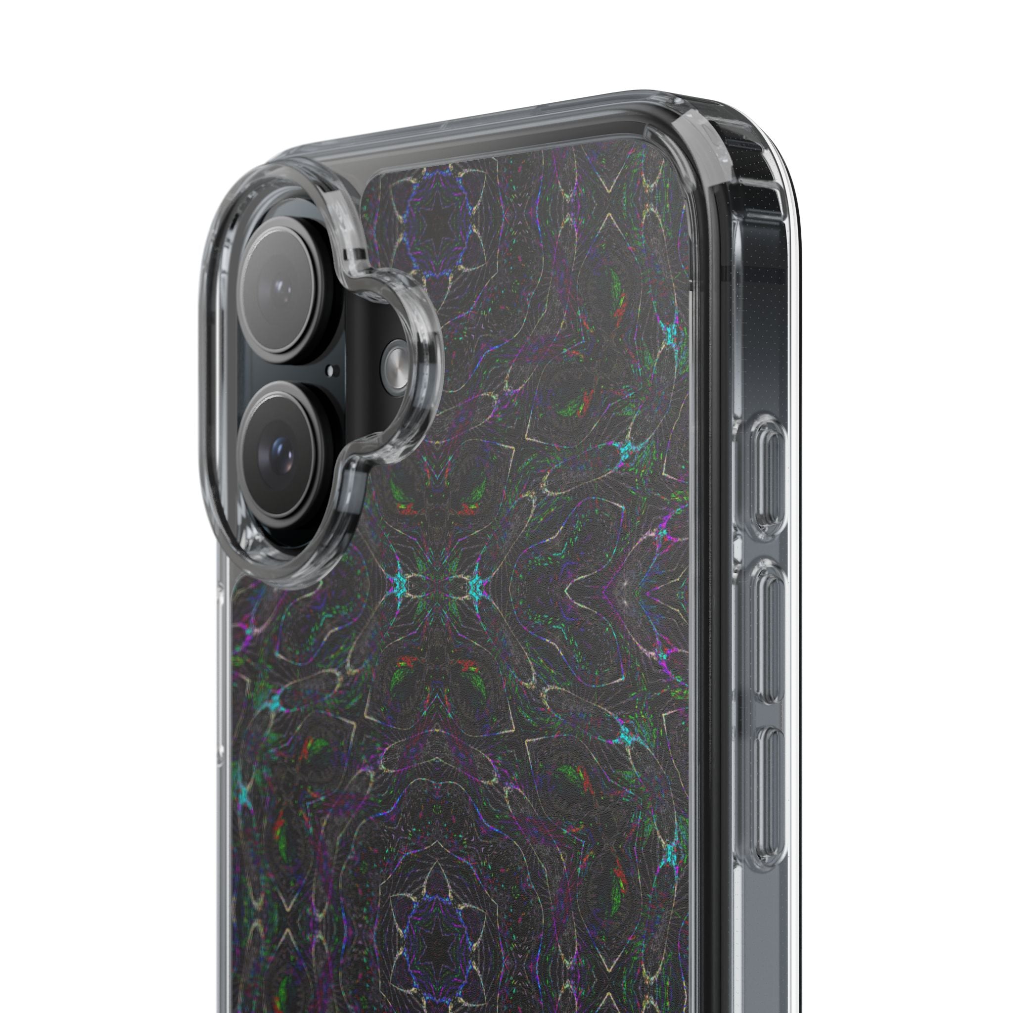 iPhone 16 Clear Case – P5 Kaleidoscopic No.32