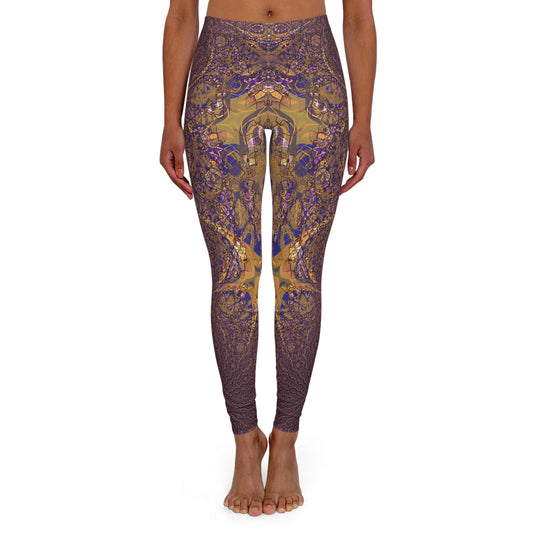 Spandex Leggings - Love Light Fractals No.9a