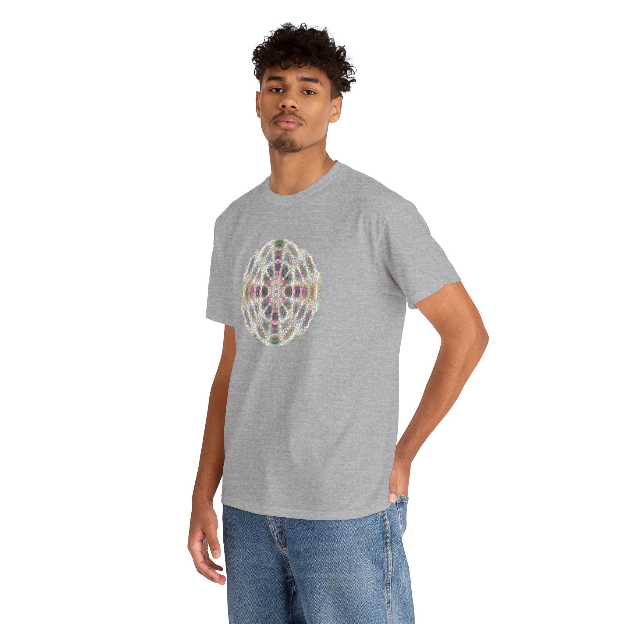 Unisex Heavy Cotton Tee - DMT Scribe Spheres No.7