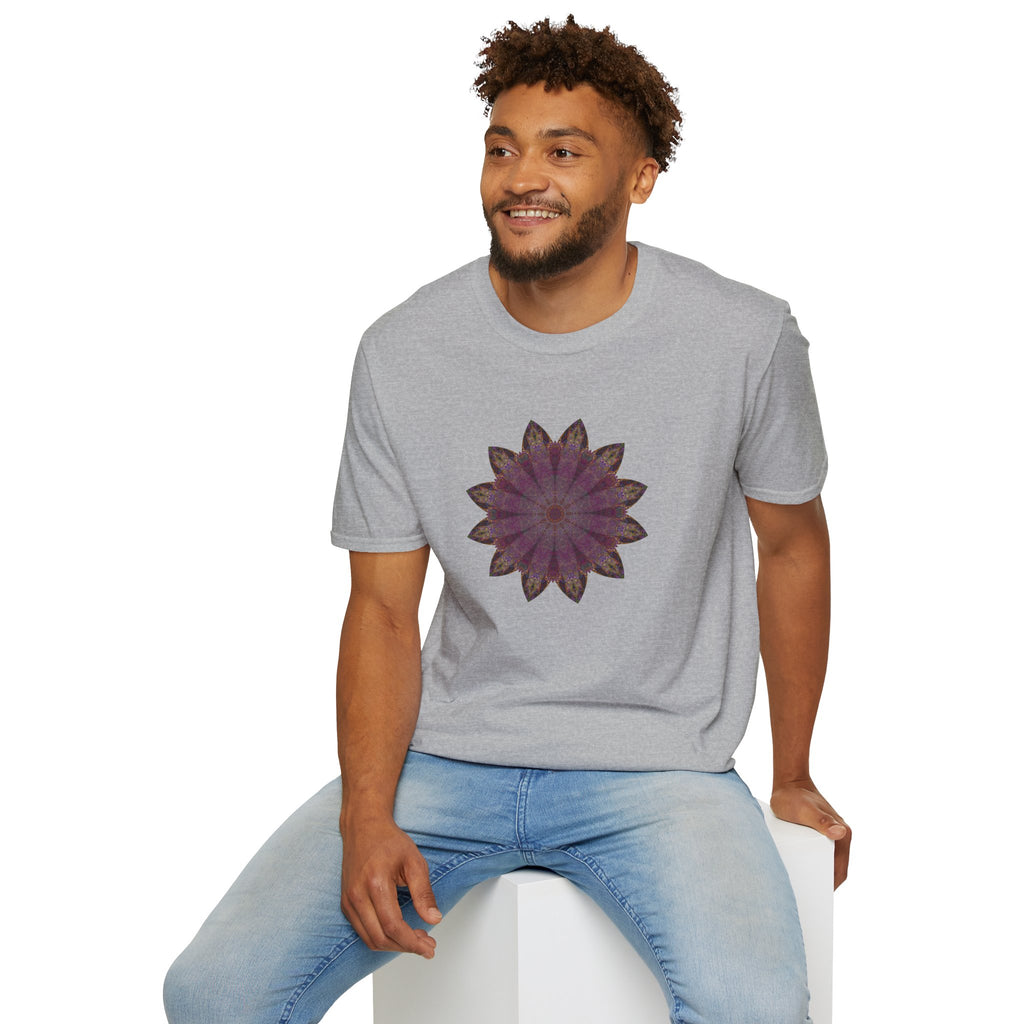 Unisex Softstyle T-Shirt - Love Light Mandalas No.6