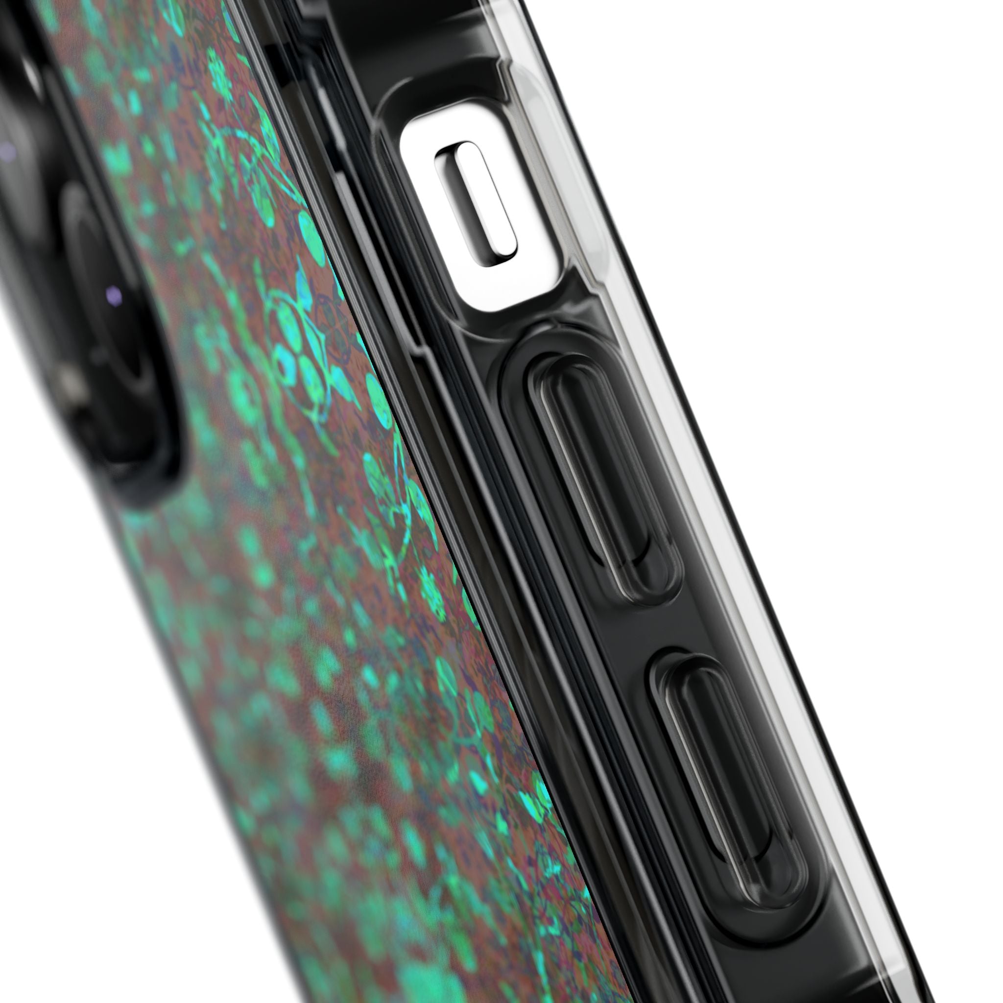 iPhone 14 Magnetic Clear Impact Case - Hidden Weave Series No.29
