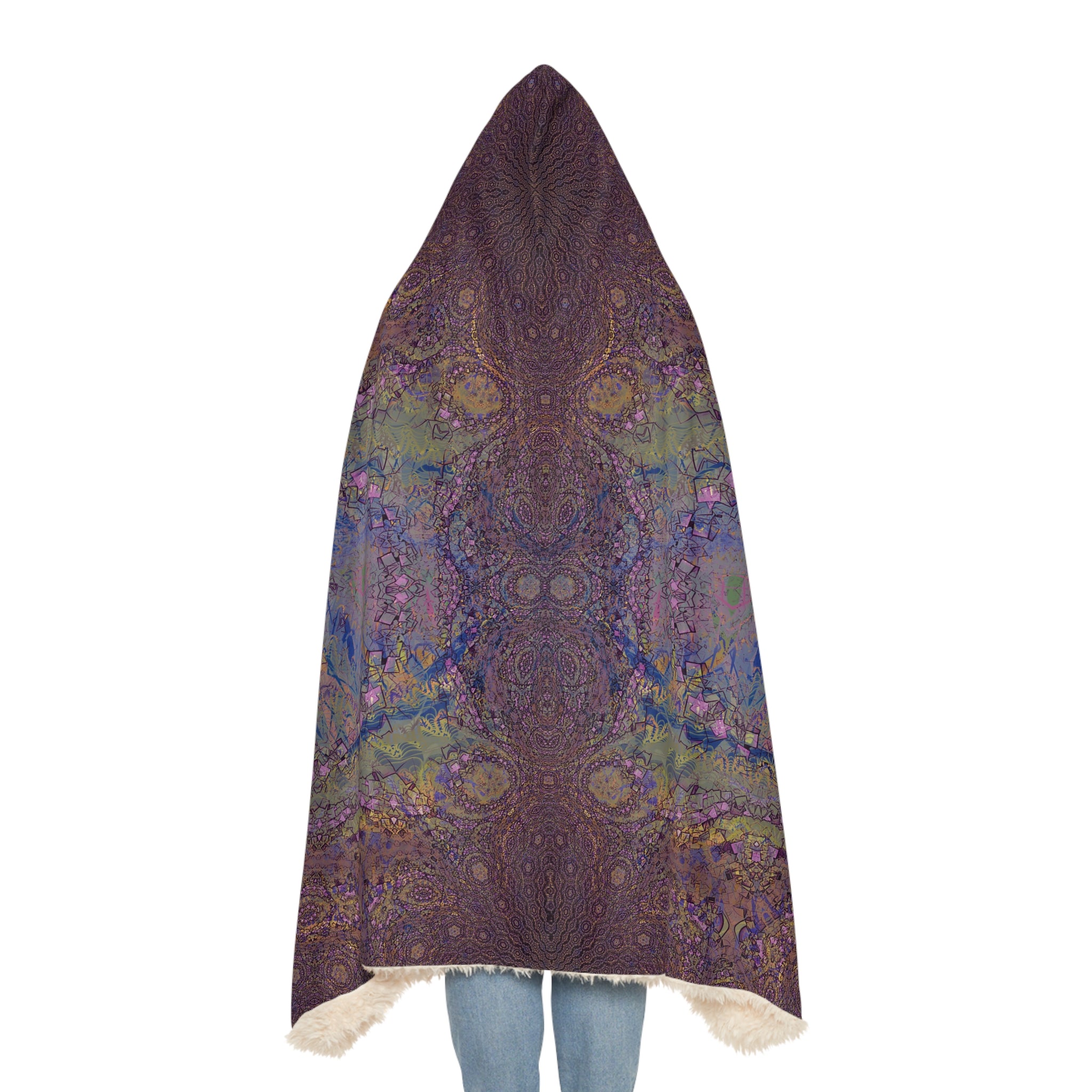 Snuggle Blanket - Love Light Fractals No.12