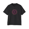 Men's Heavy Oversized Tee - Love Light Mandalas No.15
