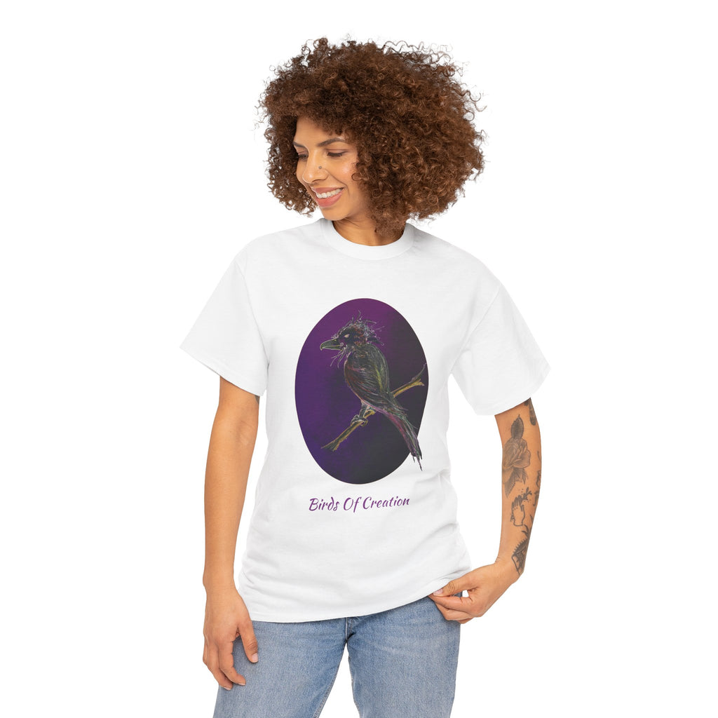 Unisex Heavy Cotton Tee - Birds Of Creation No.1a