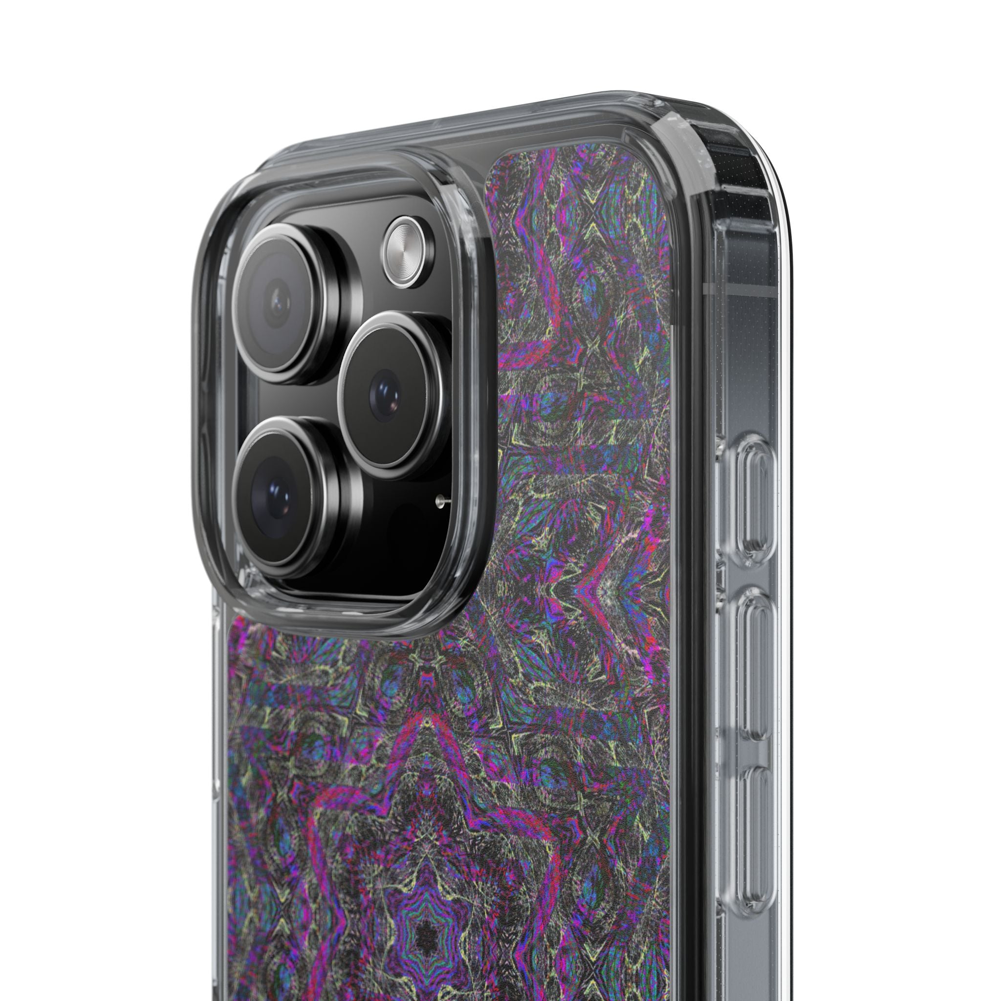 iPhone 16 Clear Case – P5 Kaleidoscopic No.33