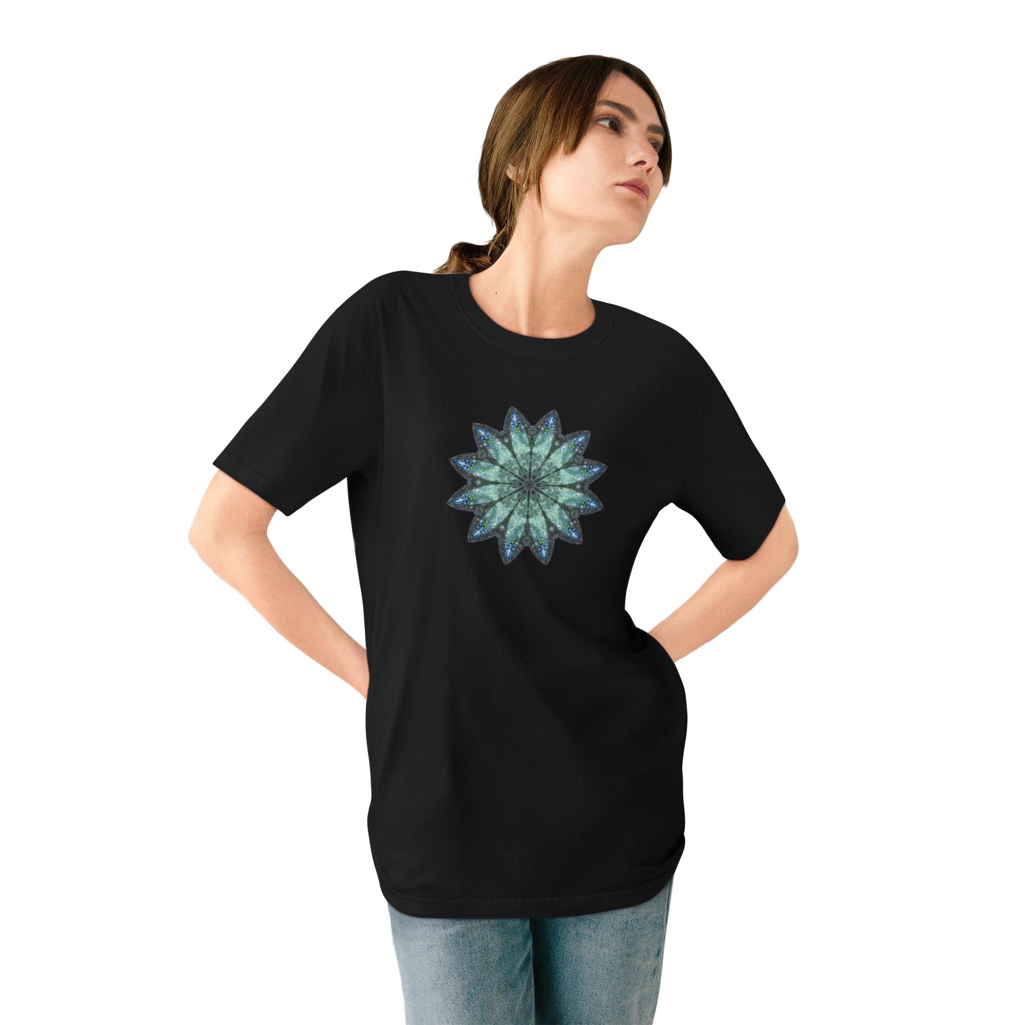 Organic Staple T-shirt - Love Light Mandalas No.20