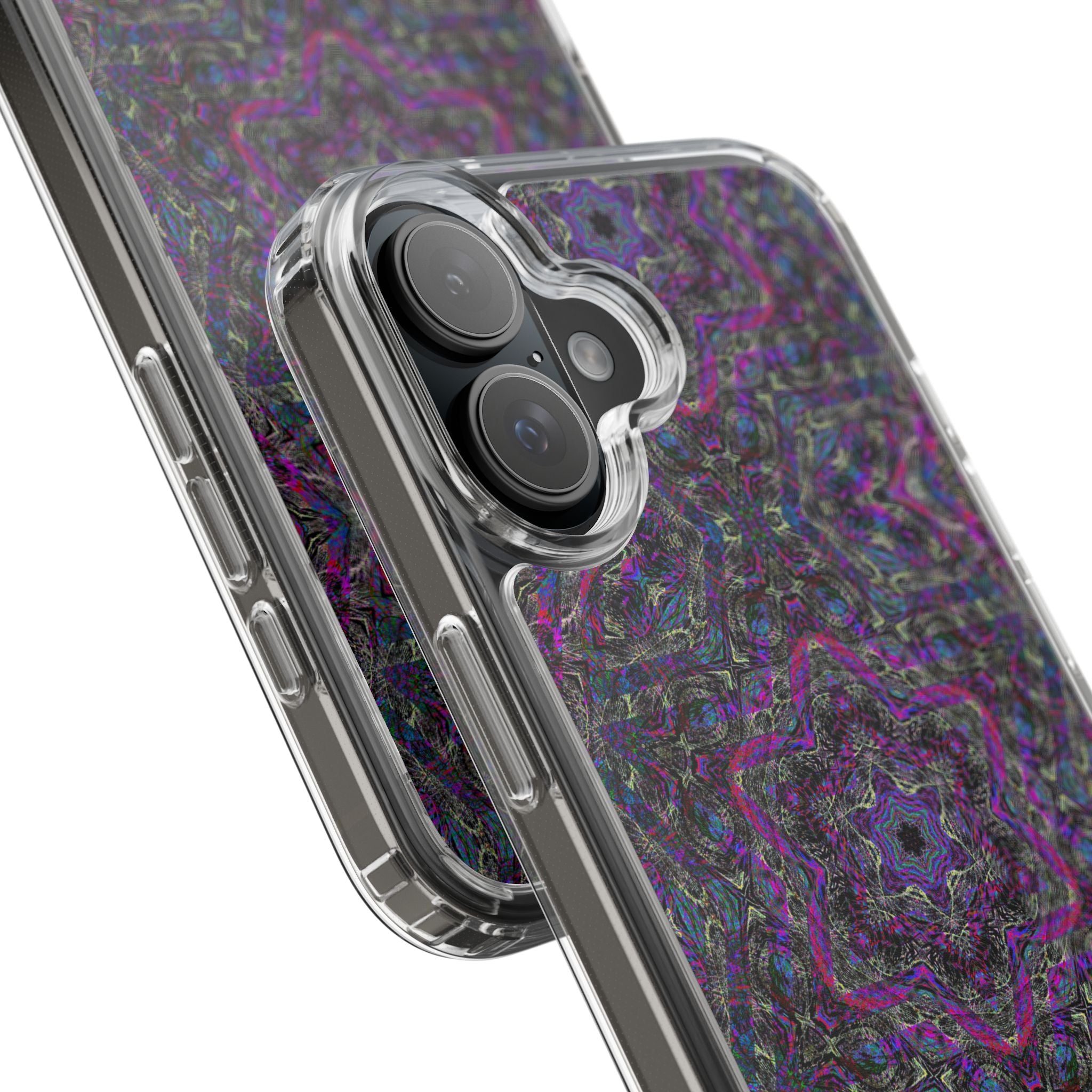 iPhone 16 Clear Case – P5 Kaleidoscopic No.33