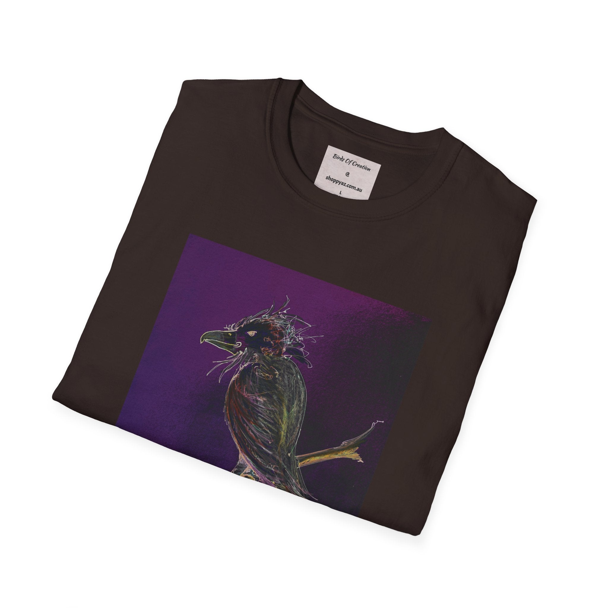 Unisex Softstyle T-Shirt - Birds Of Creation No.1