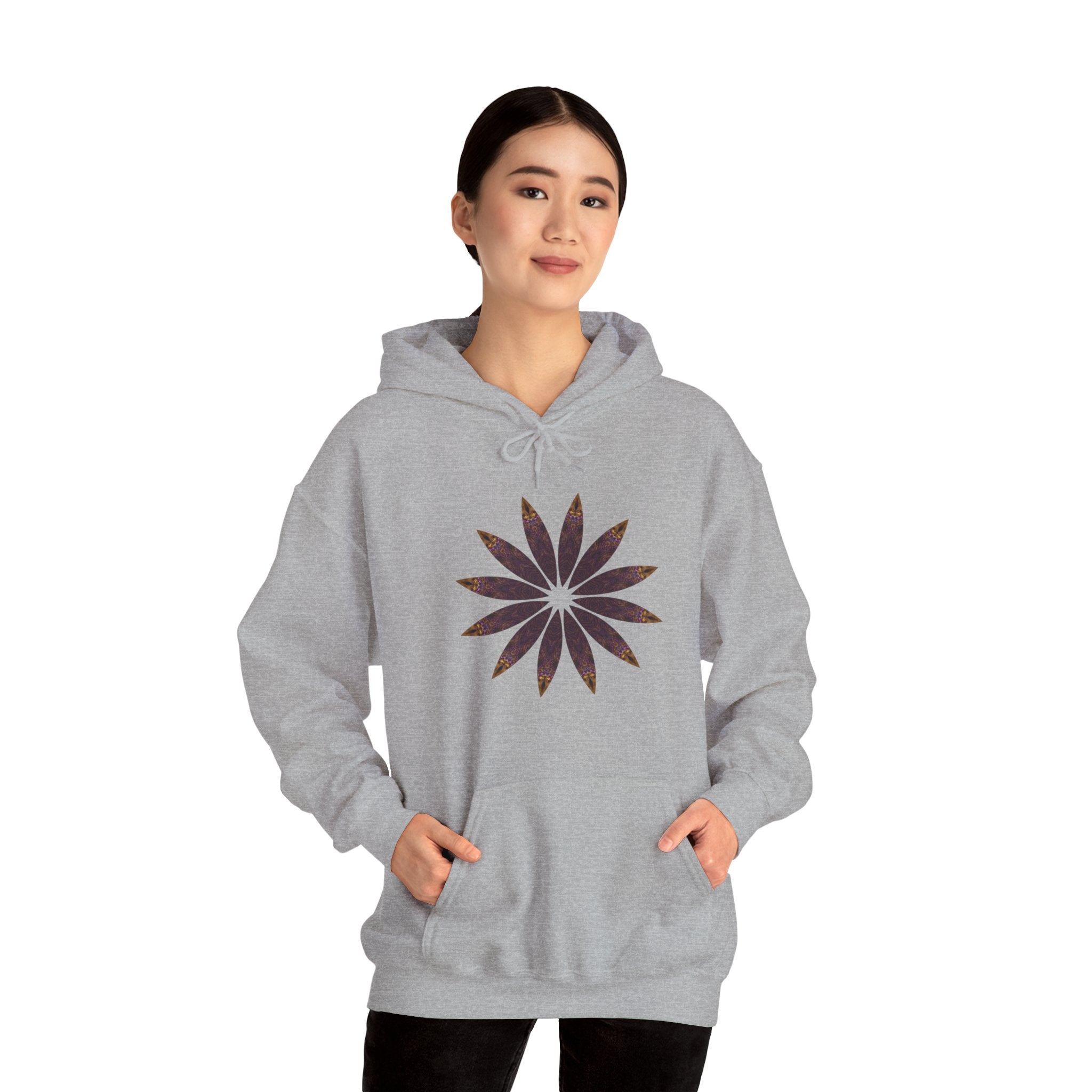 Unisex Heavy Blend™ Hooded Sweatshirt - Love Light Mandalas No.2