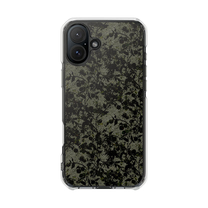 iPhone 16 Magnetic Clear Impact Case - Hidden Weave Series V3 No.25
