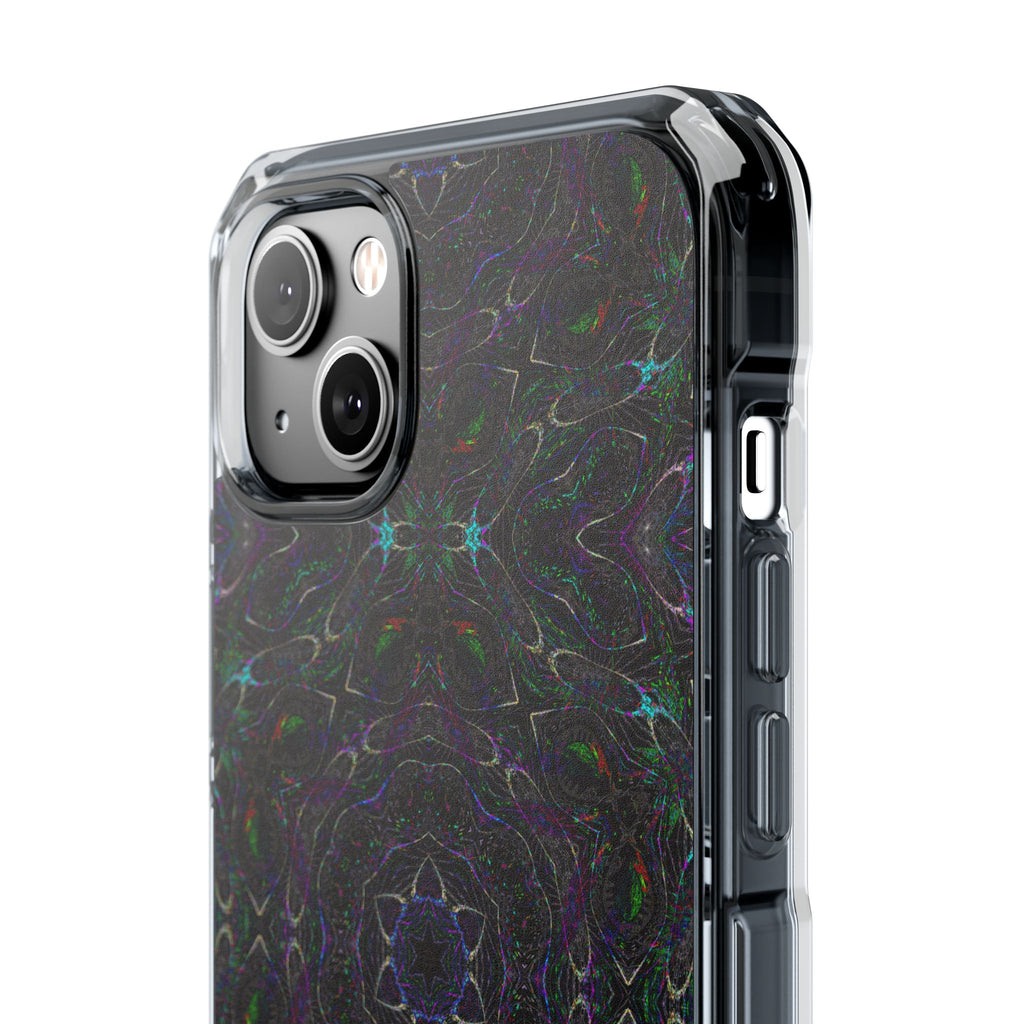 iPhone 14 Magnetic Clear Impact Case - P5 Kaleidoscopic No.32