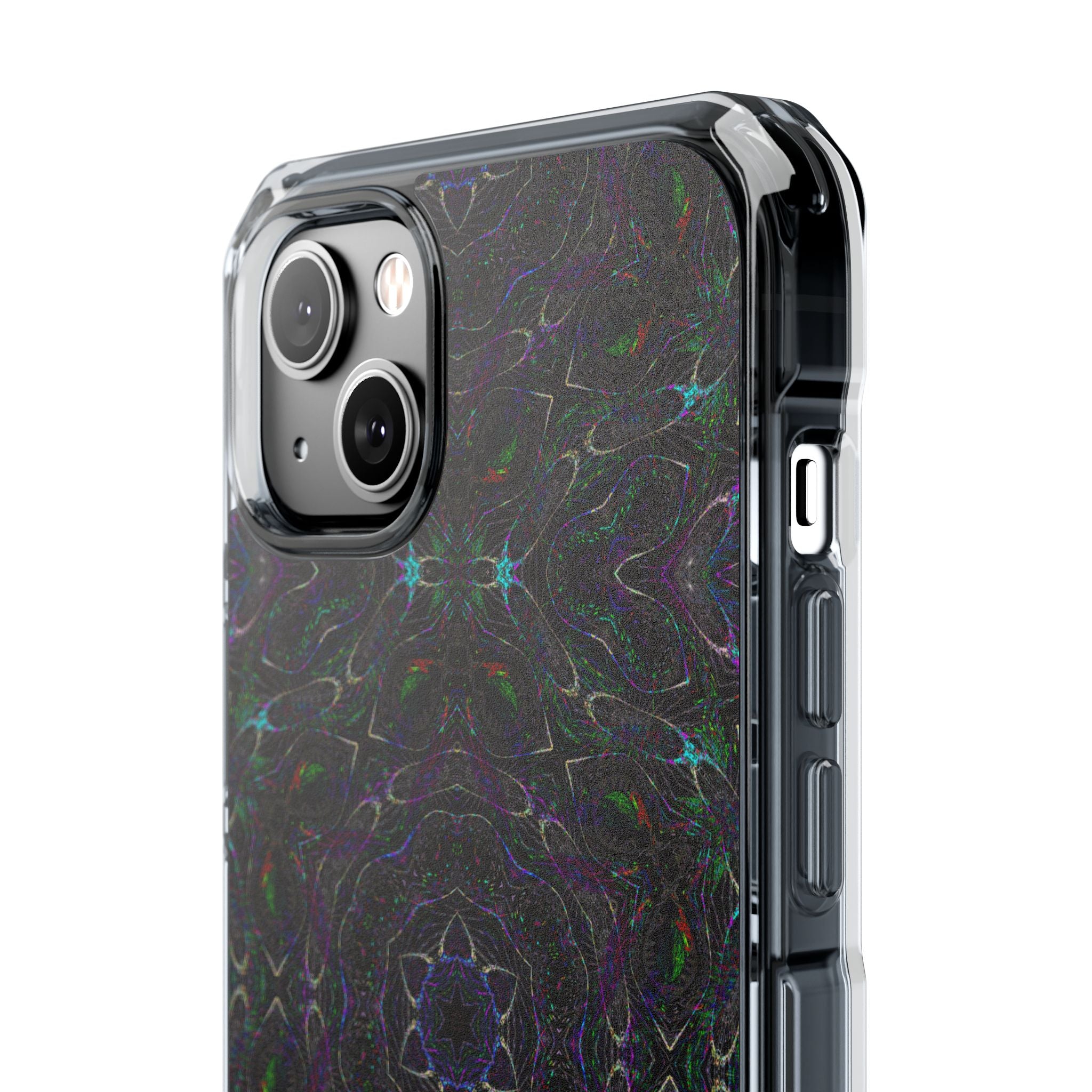 iPhone 14 Magnetic Clear Impact Case - P5 Kaleidoscopic No.32