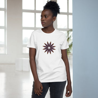 Women’s Maple Tee - Love Light Mandalas No.2