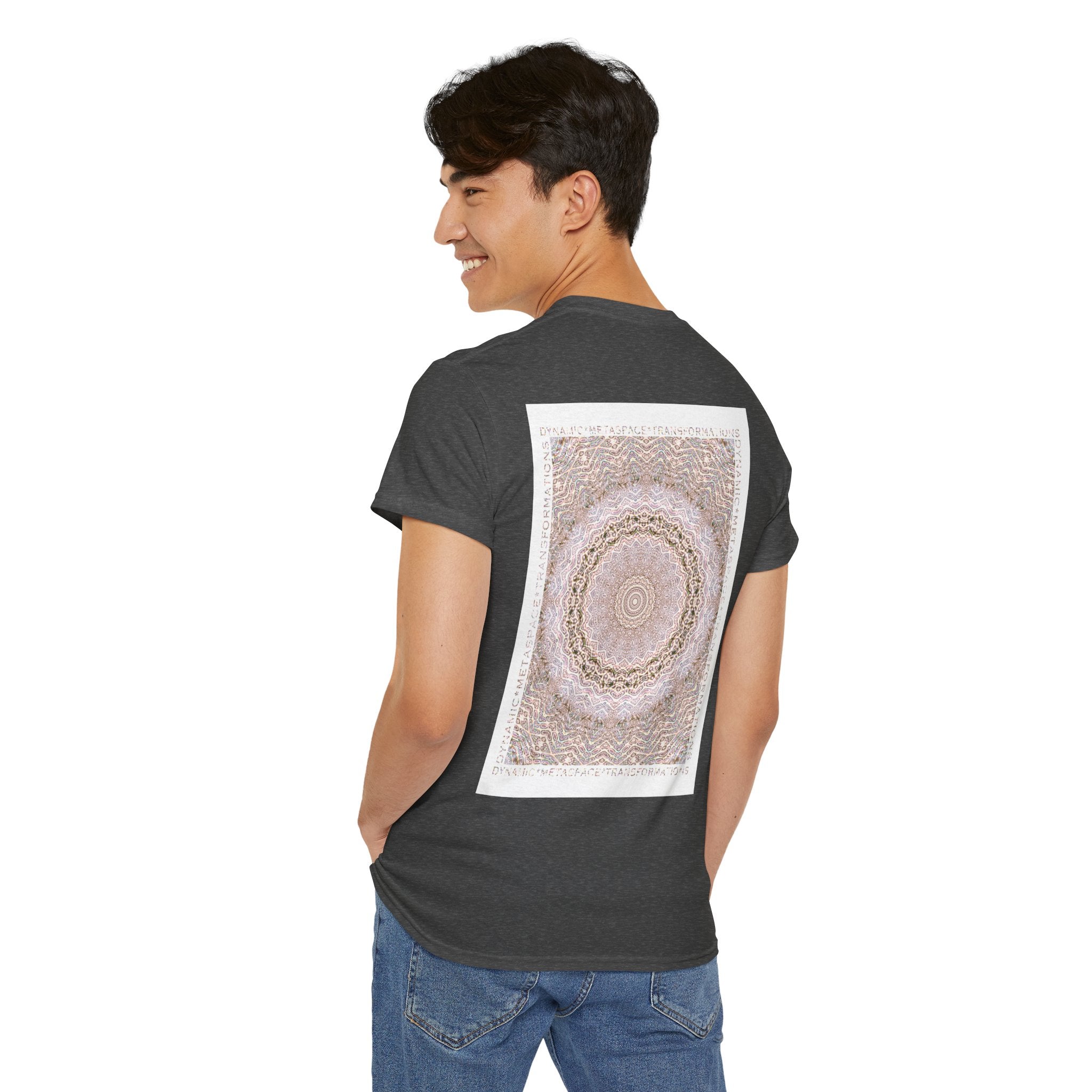 Unisex Heavy Cotton Tee (Back) - DMT Seer No.3