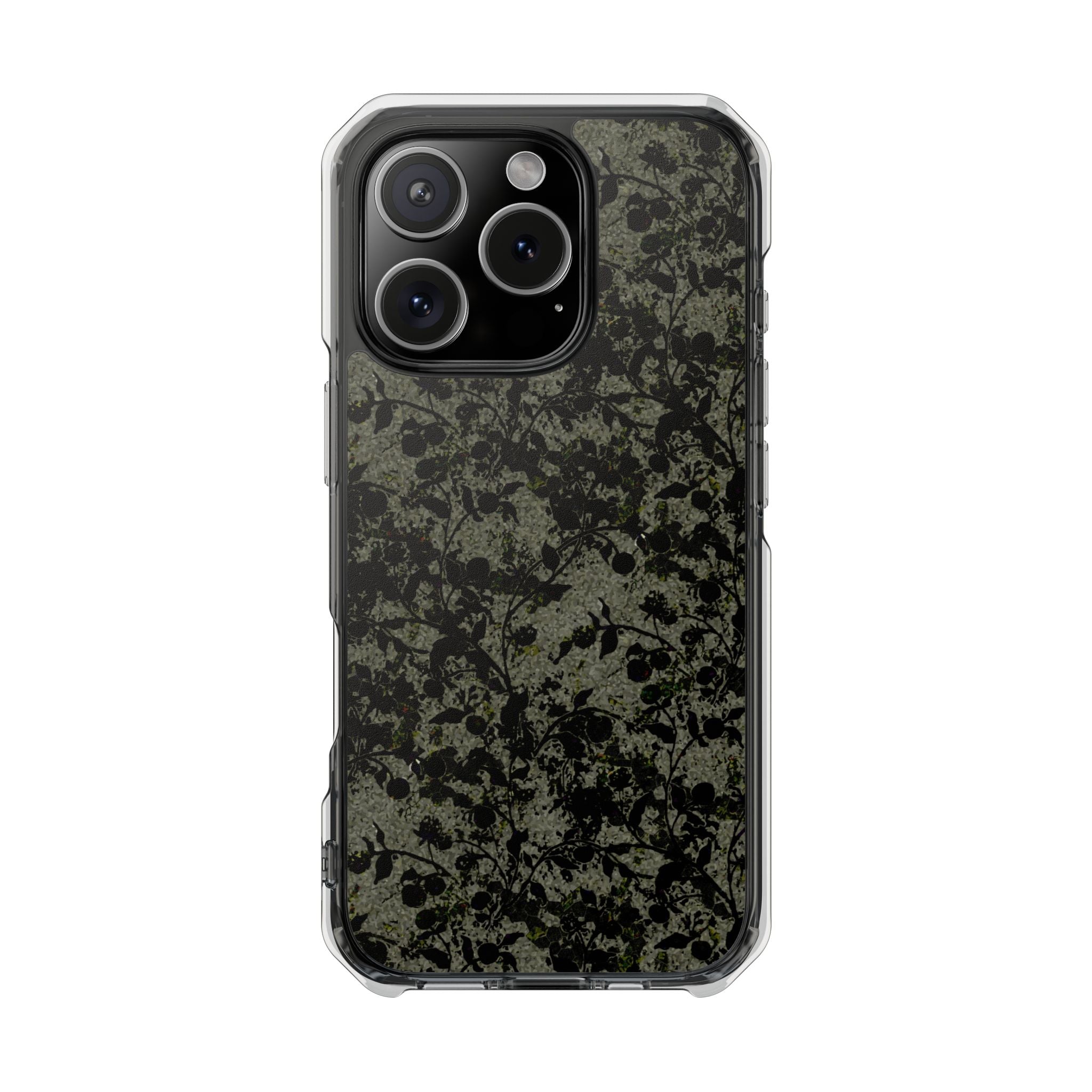 iPhone 16 Magnetic Clear Impact Case - Hidden Weave Series V3 No.25