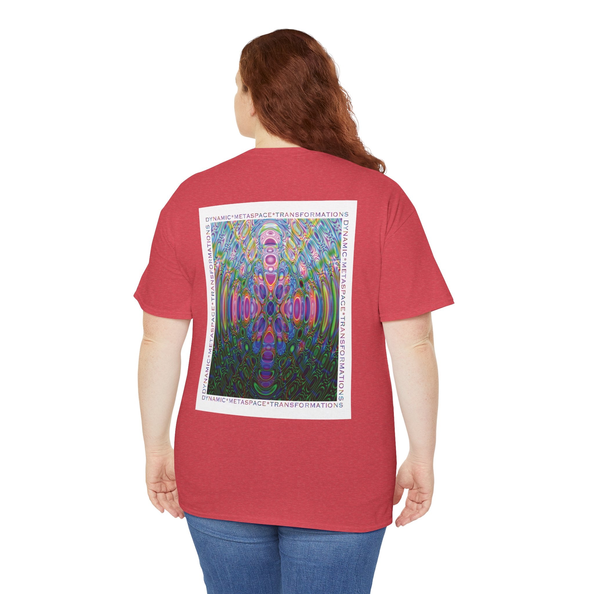 Unisex Heavy Cotton Tee (Back) - DMT Seer No.2