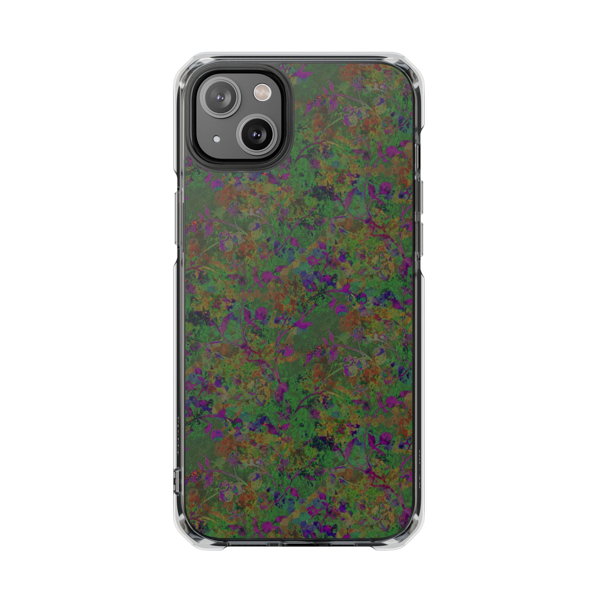 iPhone 14 Magnetic Clear Impact Case - Hidden Weave Series V3 No.24