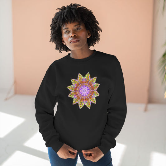 Unisex Crewneck Sweatshirt - Love Light Mandalas No.14