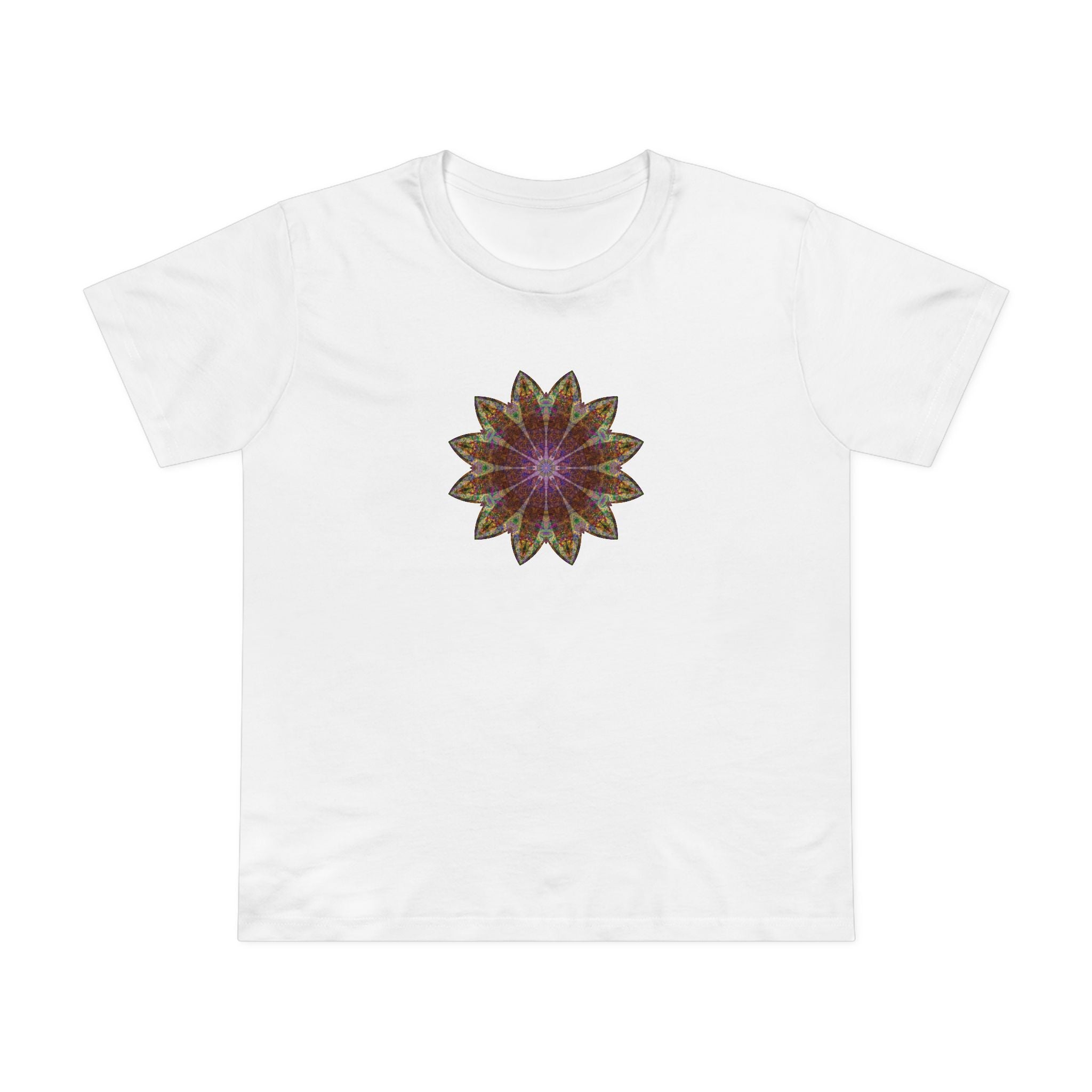 Women’s Maple Tee - Love Light Mandalas No.13