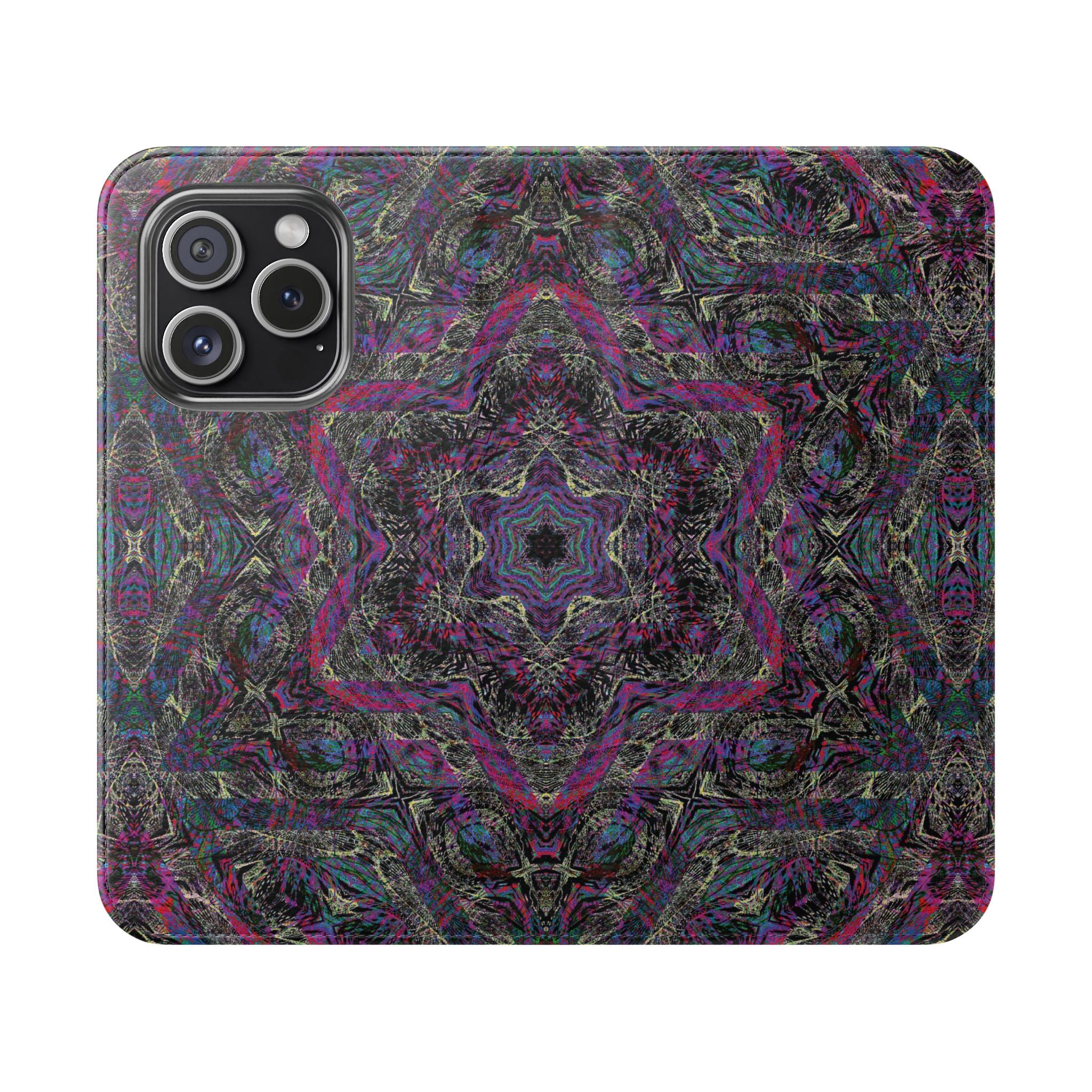 iPhone 15 Flip Case - P5 Kaleidoscopic No.33