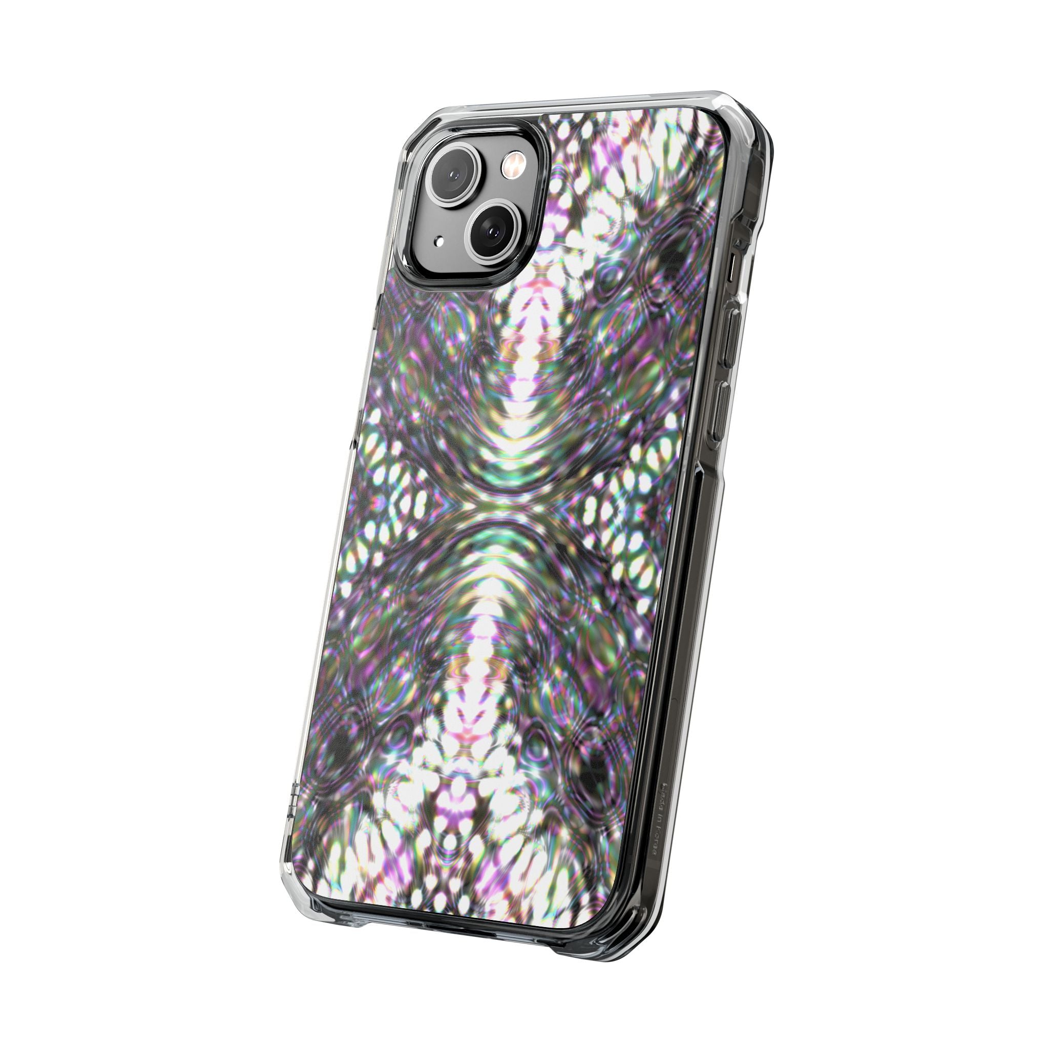 iPhone 14 Magnetic Clear Impact Case - DMT Scribe Tiles No.8