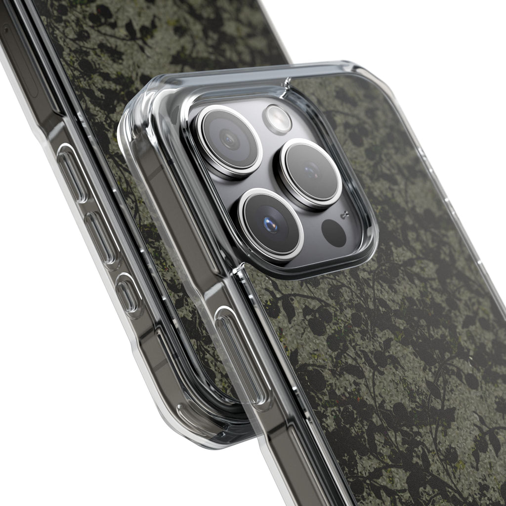 iPhone 15 Magnetic Clear Impact Case - Hidden Weave Series V3 No.25
