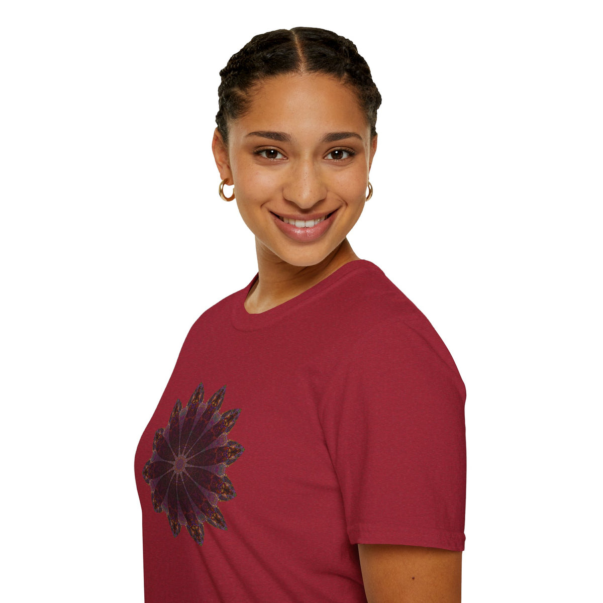 Unisex Softstyle T-Shirt - Love Light Mandalas No.5