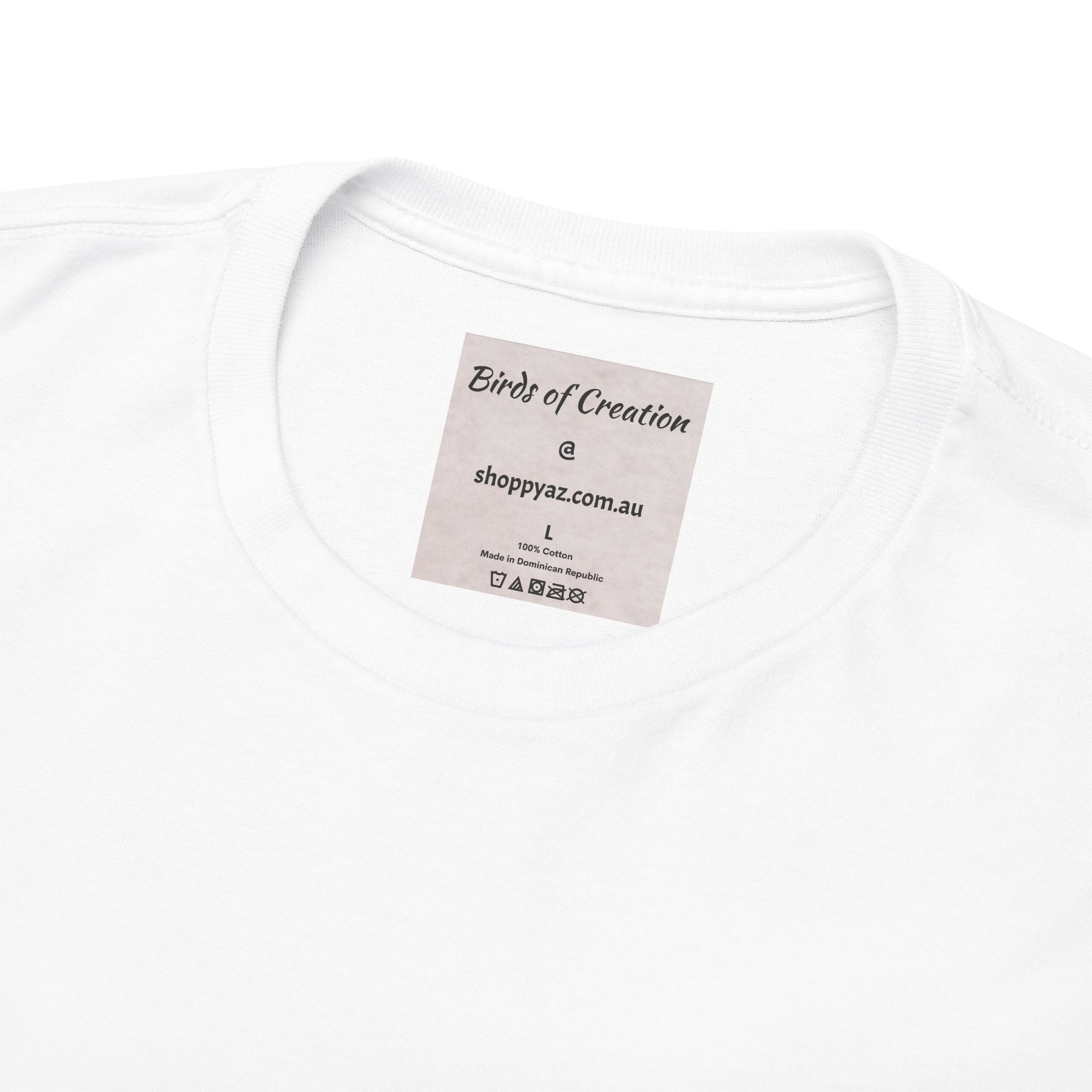 Unisex Heavy Cotton Tee - Birds Of Creation No.2