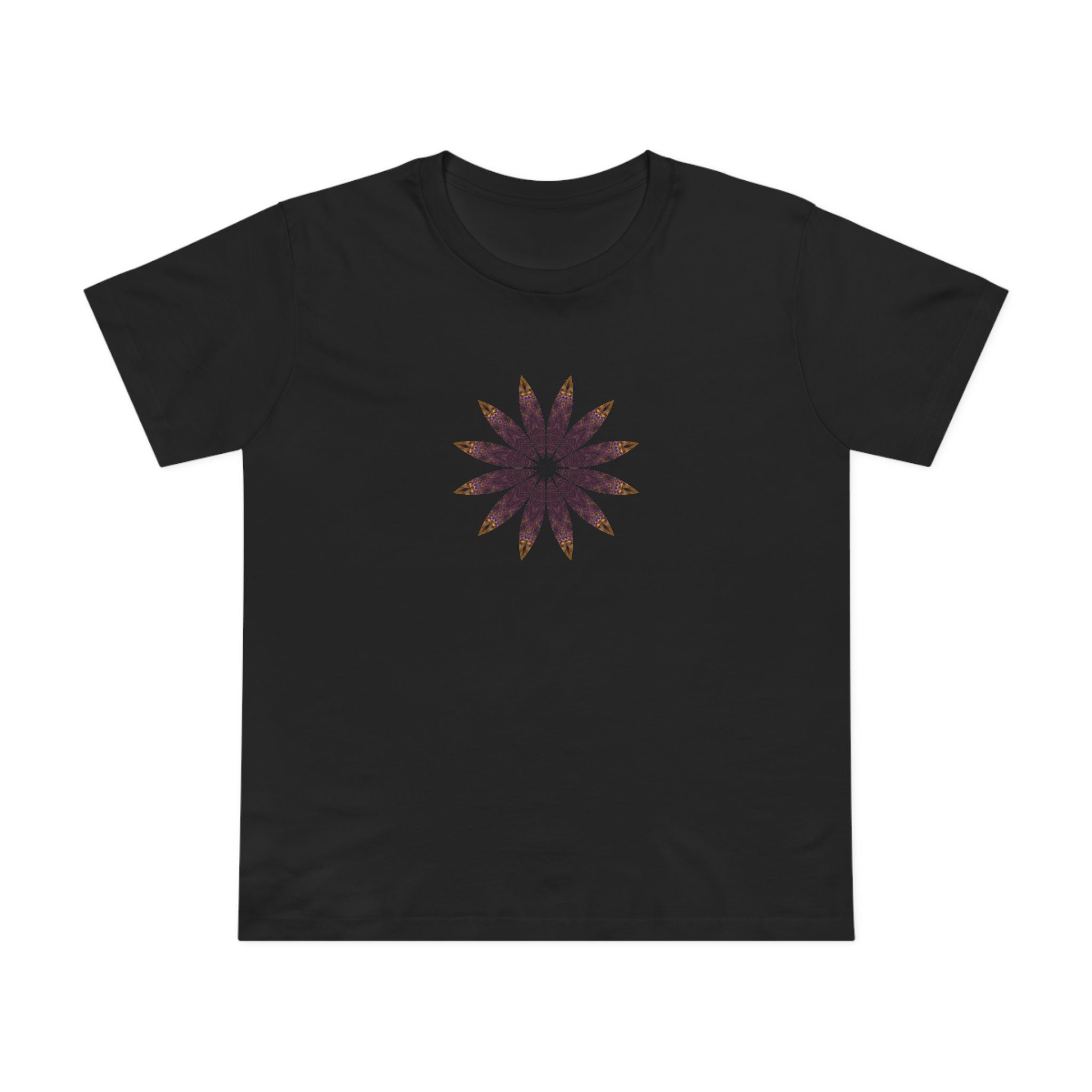 Women’s Maple Tee - Love Light Mandalas No.2