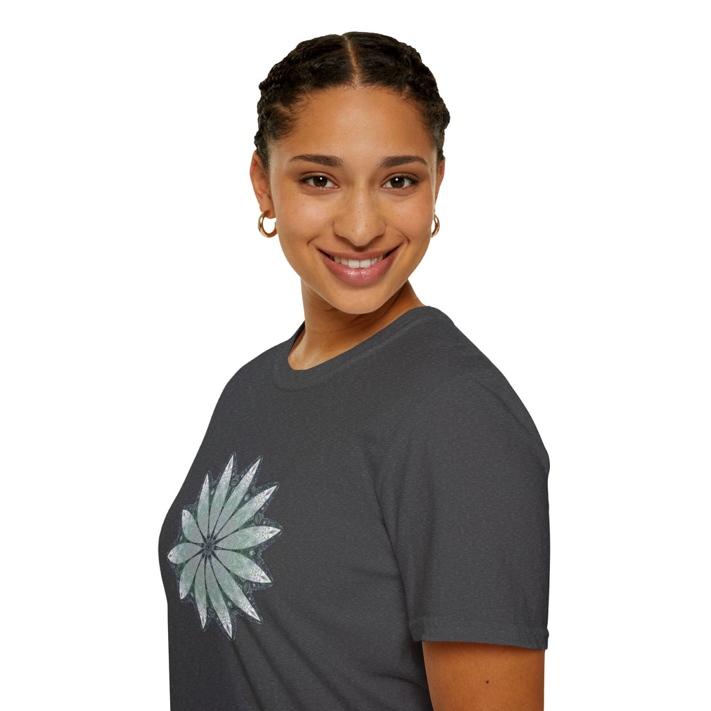 Unisex Softstyle T-Shirt - Love Light Mandalas No.22