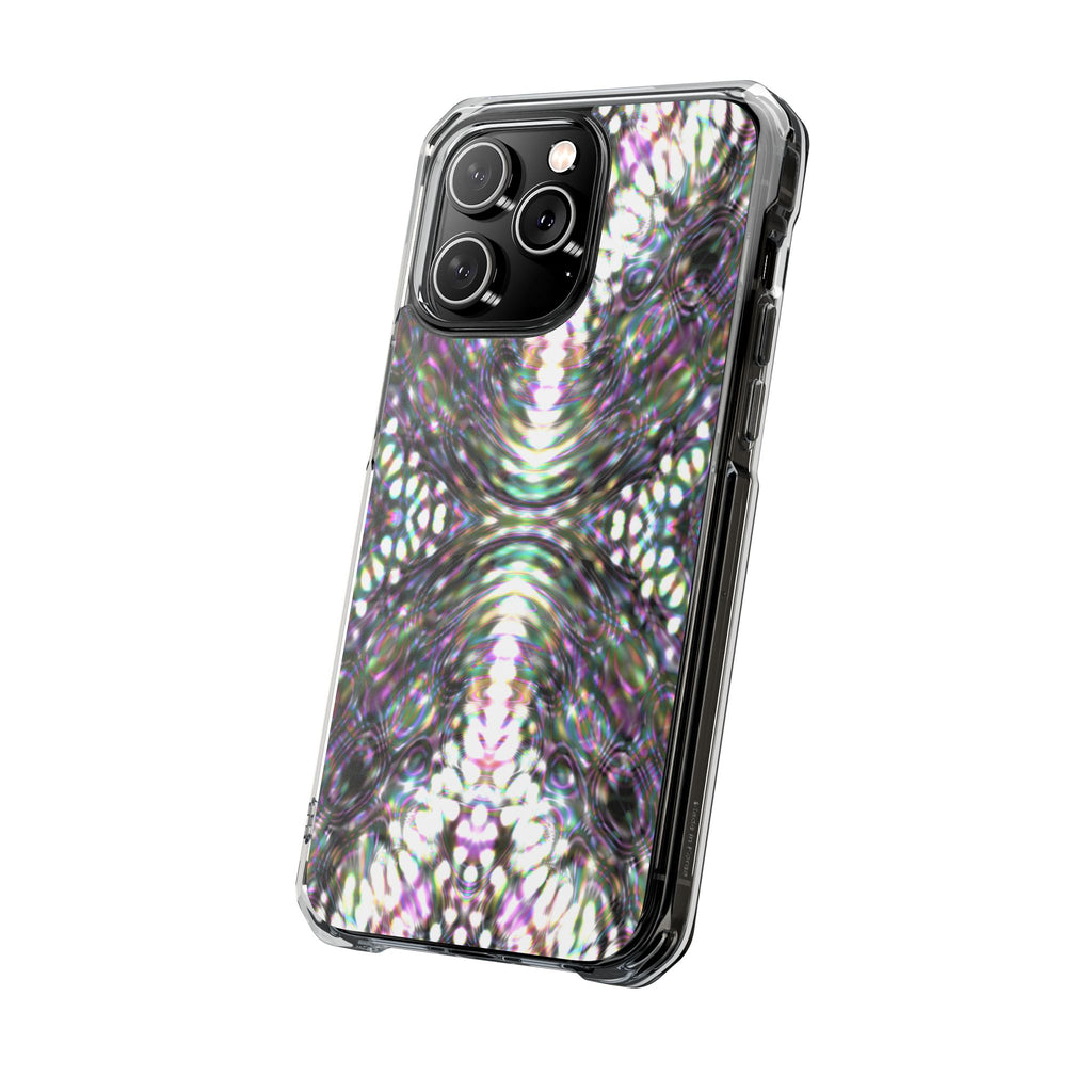 iPhone 14 Magnetic Clear Impact Case - DMT Scribe Tiles No.8