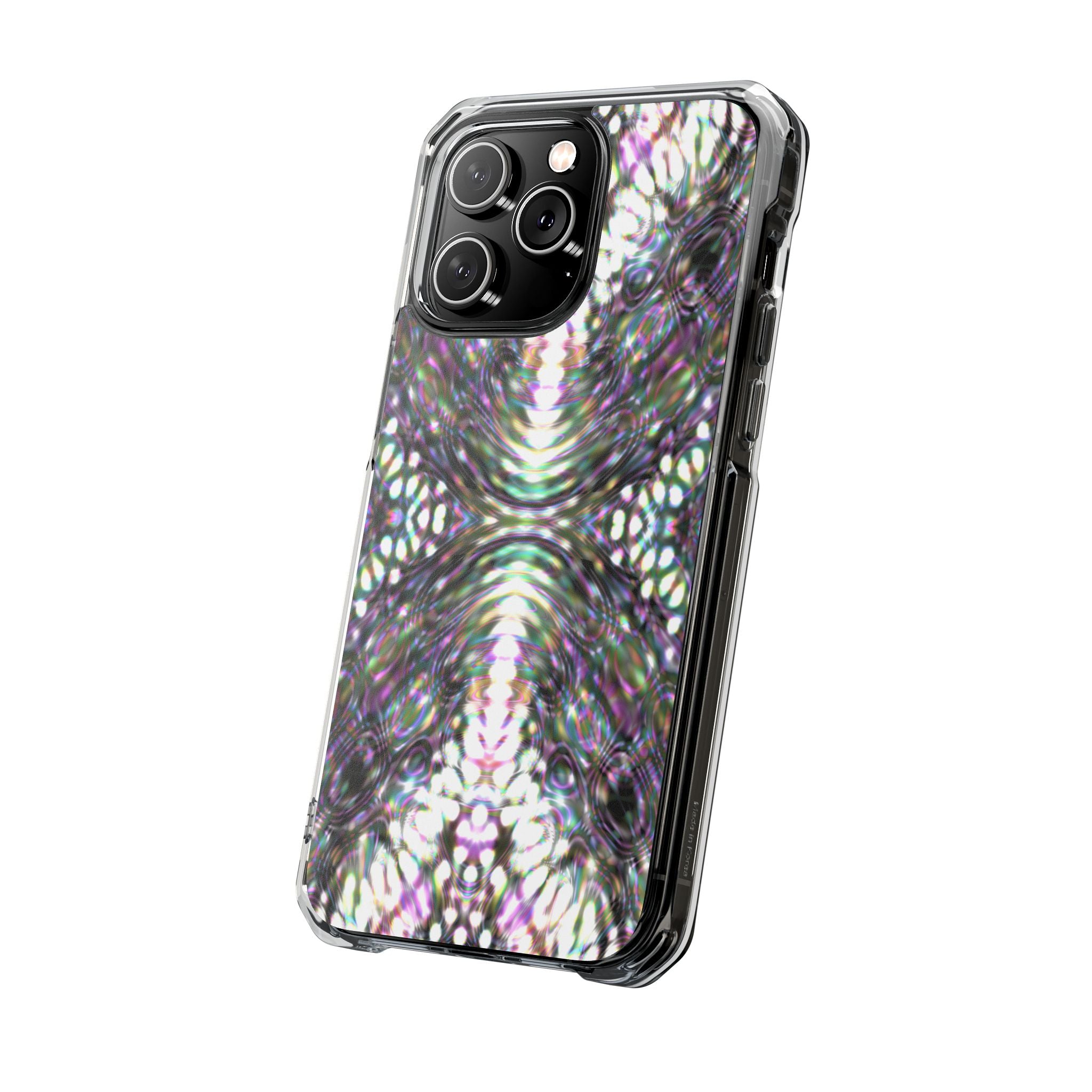 iPhone 14 Magnetic Clear Impact Case - DMT Scribe Tiles No.8