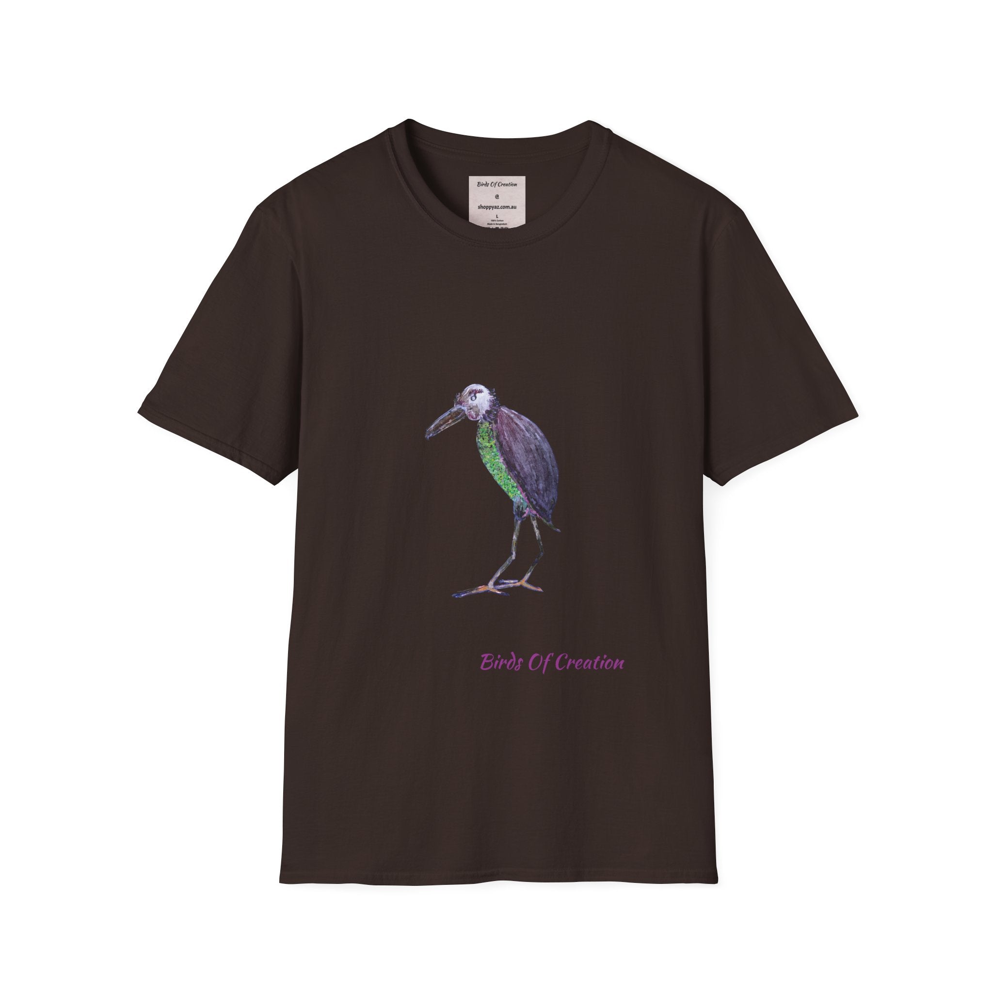 Unisex Softstyle T-Shirt - Birds Of Creation No.2
