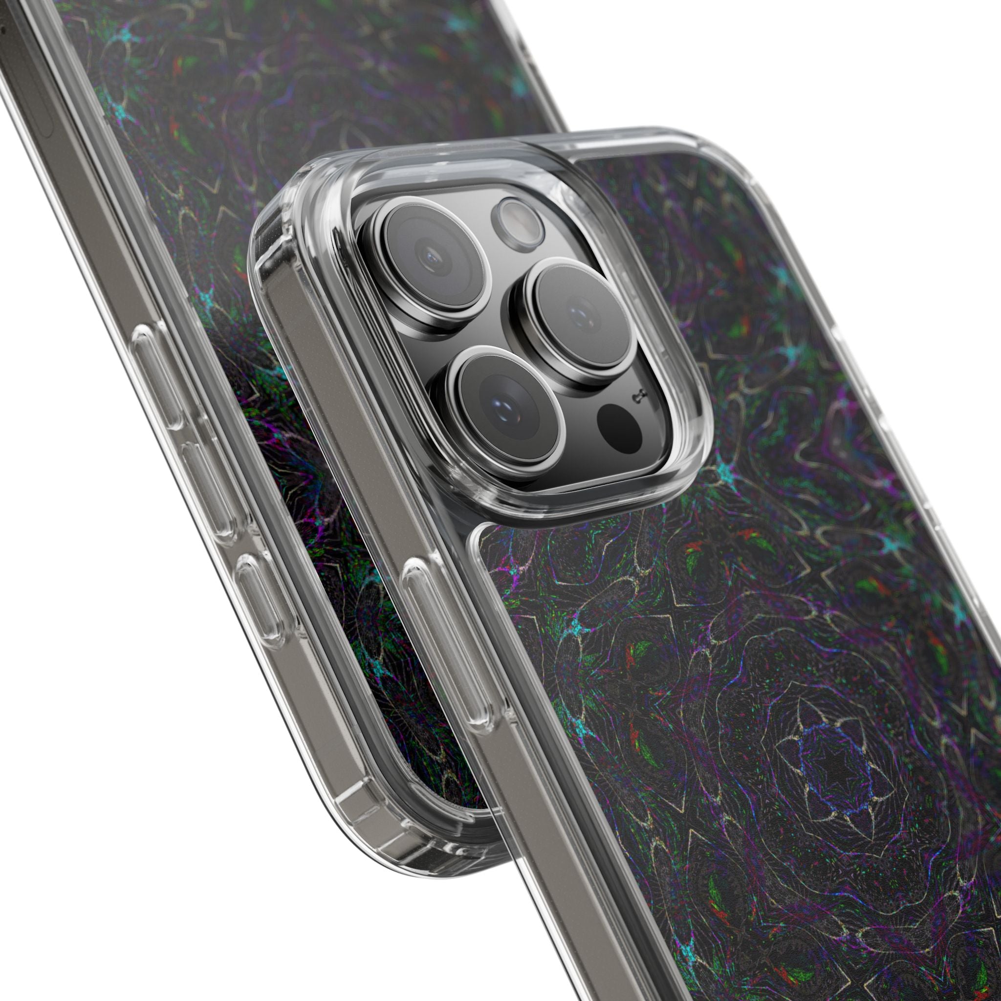 iPhone 16 Clear Case – P5 Kaleidoscopic No.32