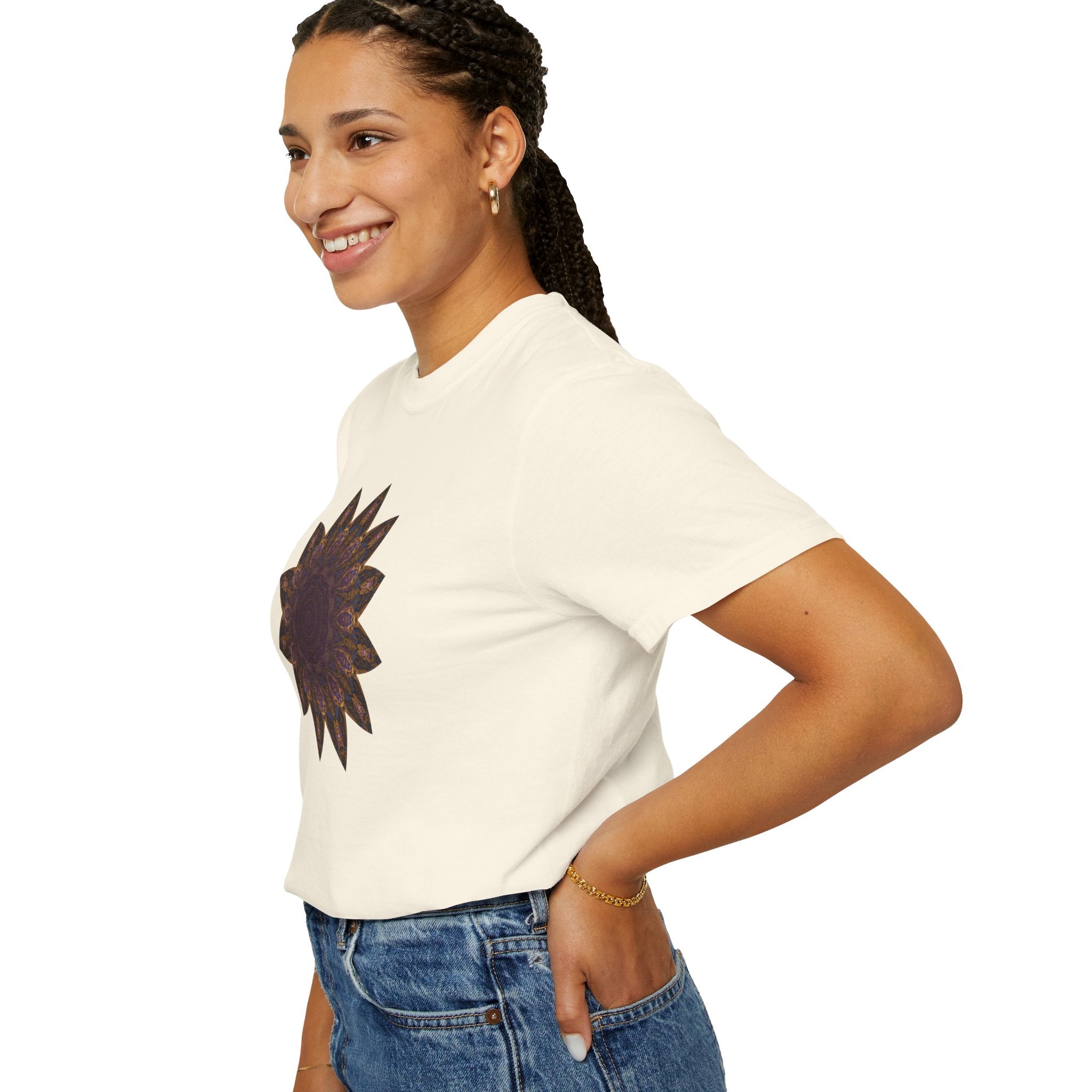 Unisex Garment-Dyed T-shirt - Love Light Mandalas No.1