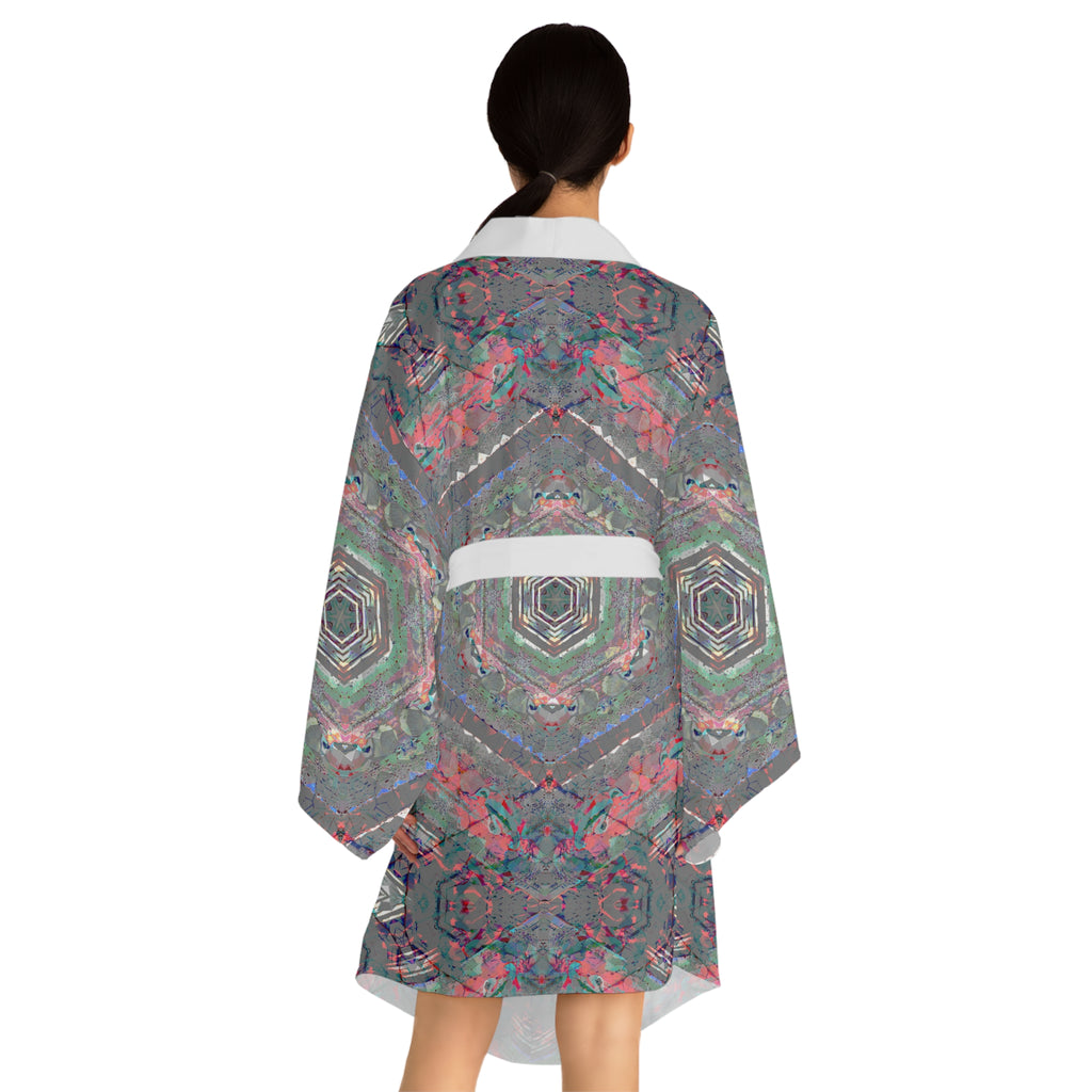 Long Sleeve Kimono Robe - DK Series No.9