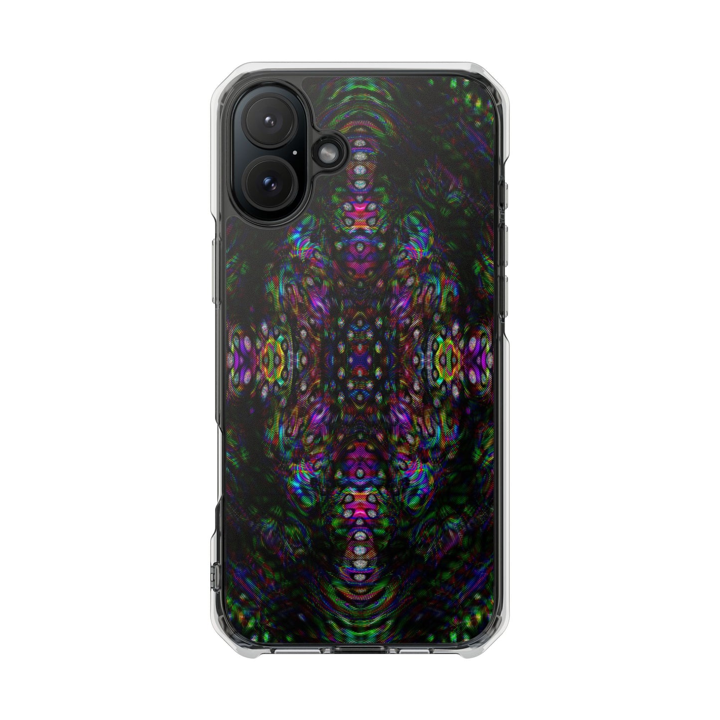iPhone 16 Magnetic Clear Impact Case - DMT Scribe Tiles No.2