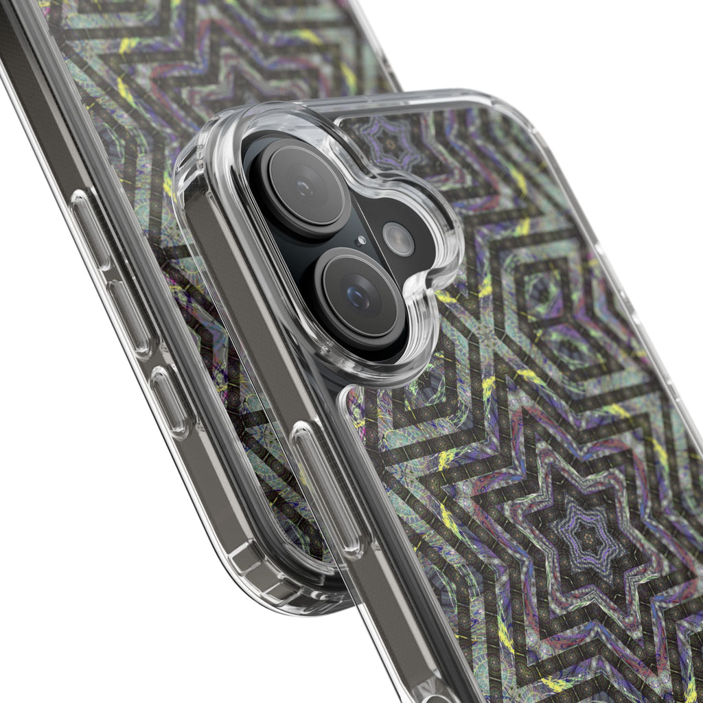 iPhone 16 Clear Case – P5 Kaleidoscopic No.1