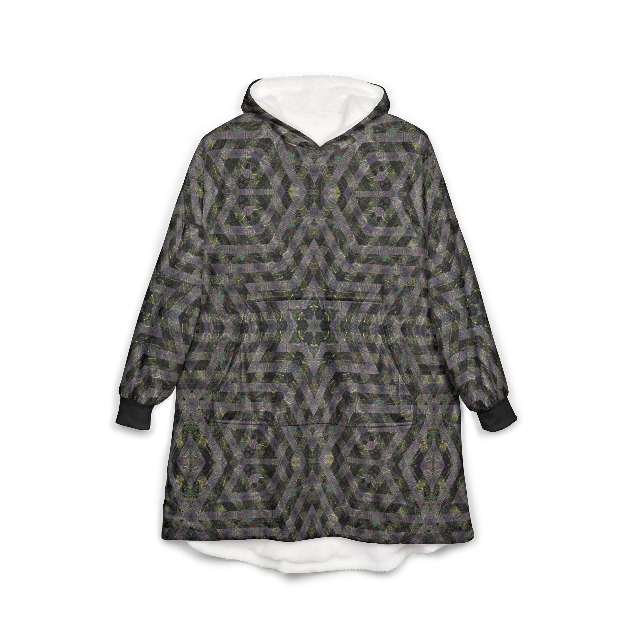 Unisex Hooded Blanket - P5 Kaleidoscopic No. 6