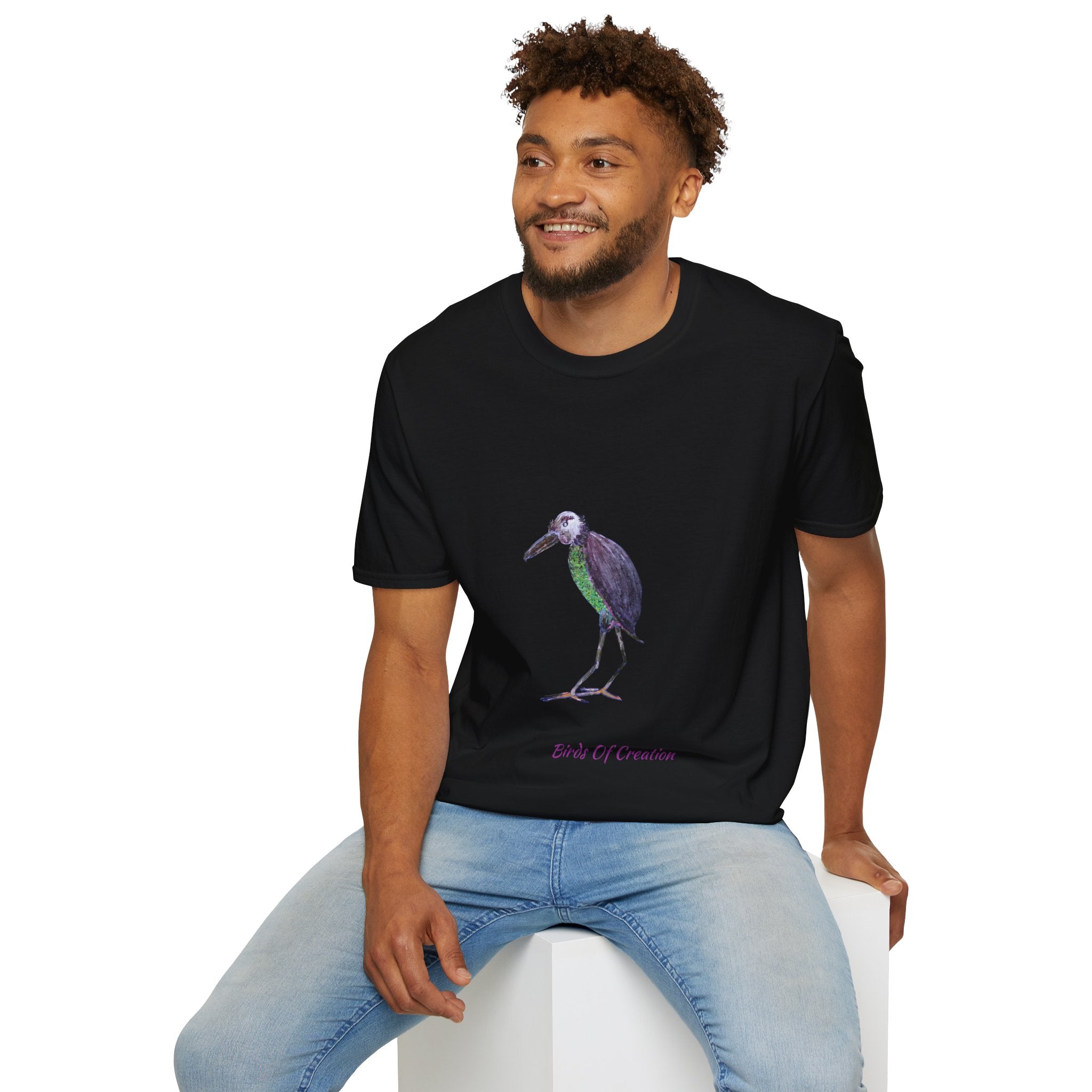 Unisex Softstyle T-Shirt - Birds Of Creation No.2