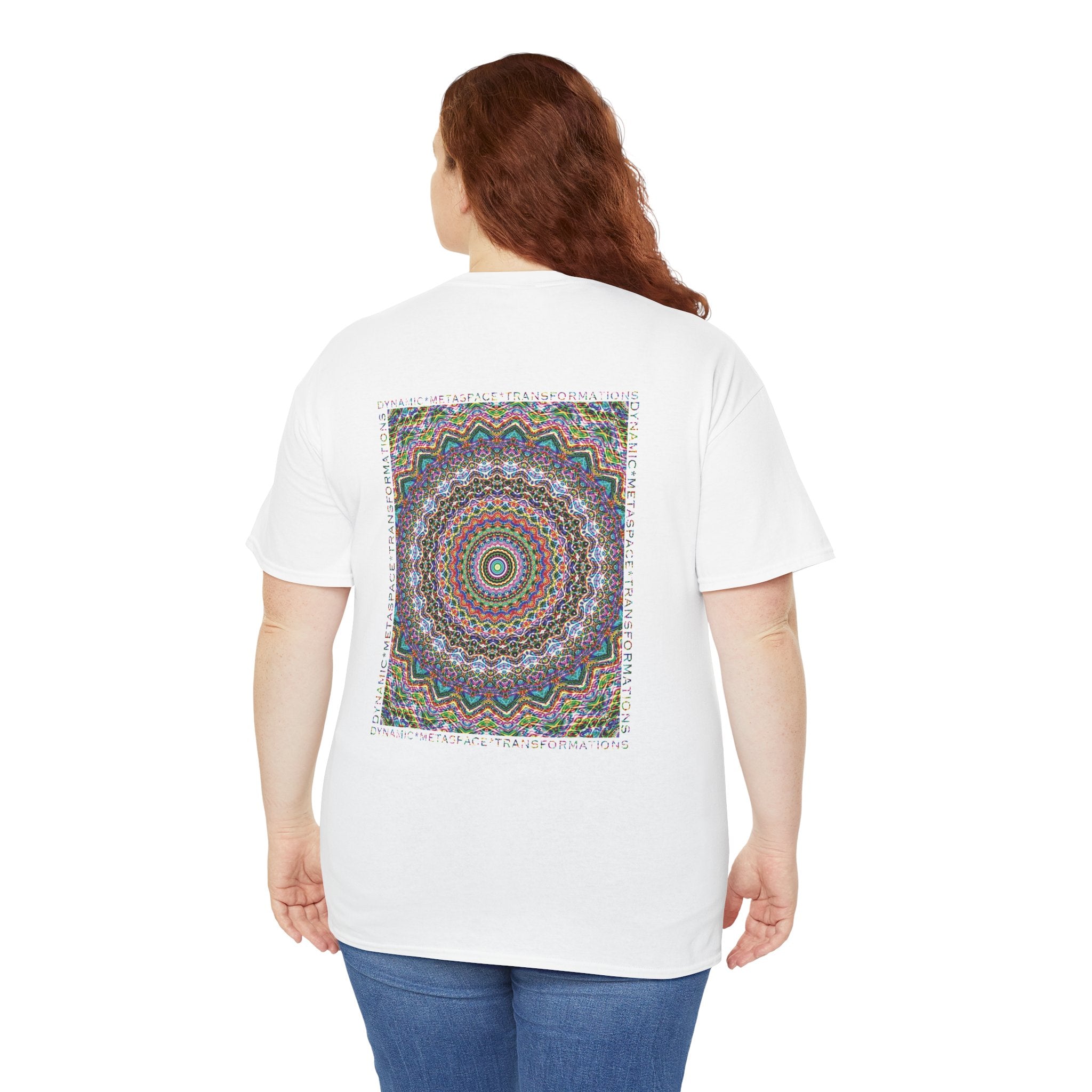 Unisex Heavy Cotton Tee (Back) - DMT Seer No.7